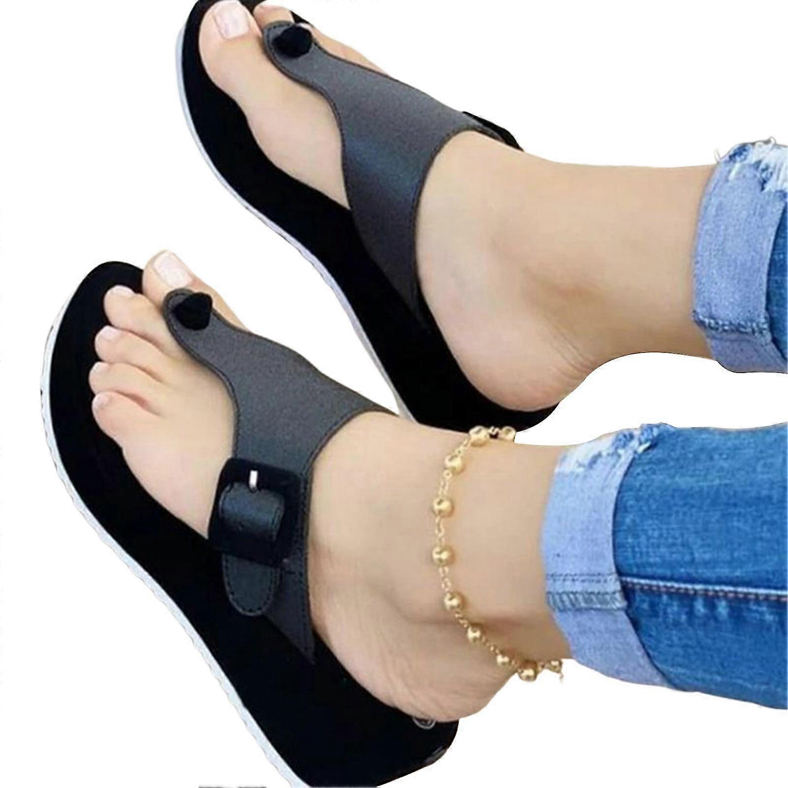 نسائي إسفين صندل السيدات منصة شباشب اصبع القدم مفتوح صنادل للحزب اللباس أحذية