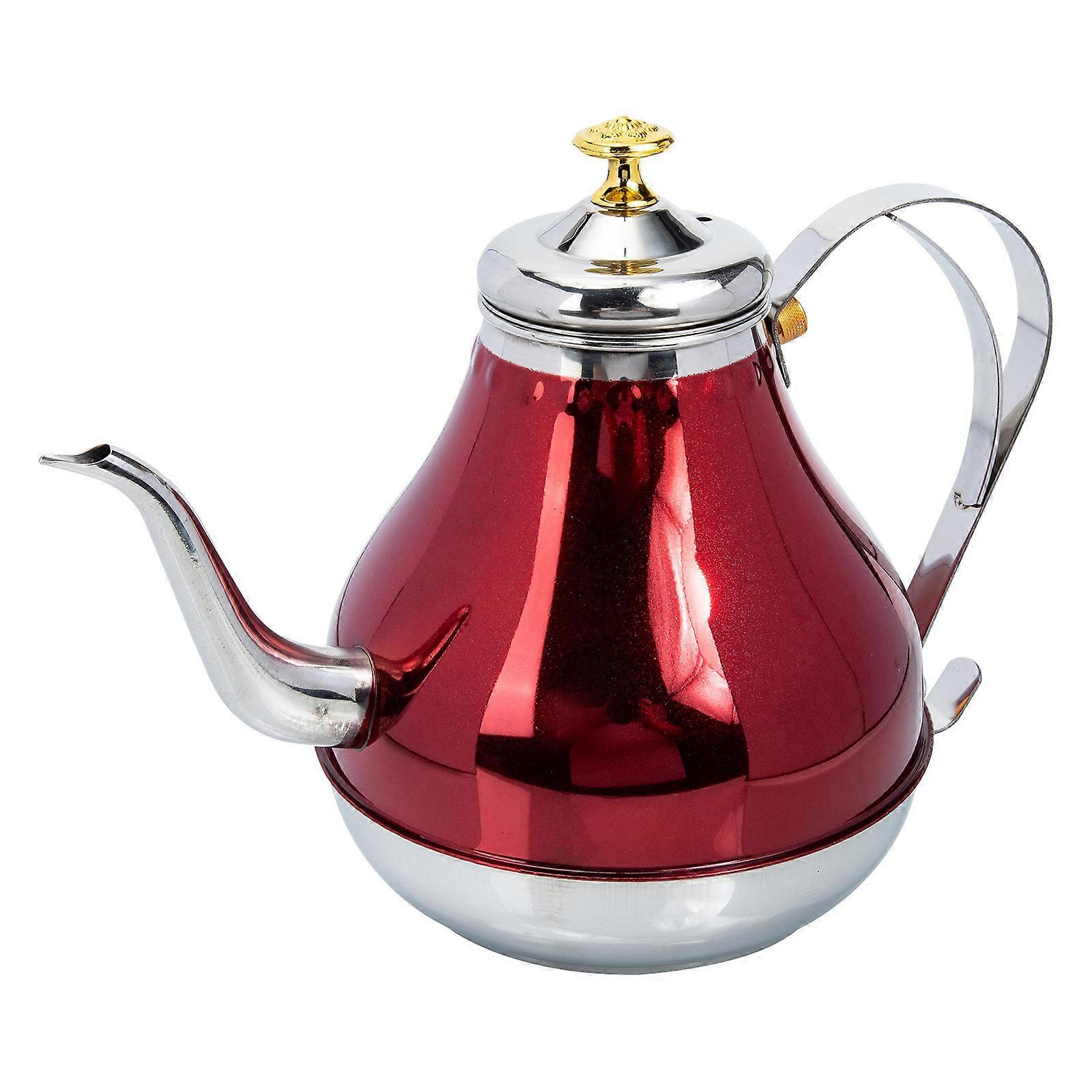 Pot With Strainer Stainless Steel Kettle For Household Use In Smooth Surface Design And Lightweight 1Pack