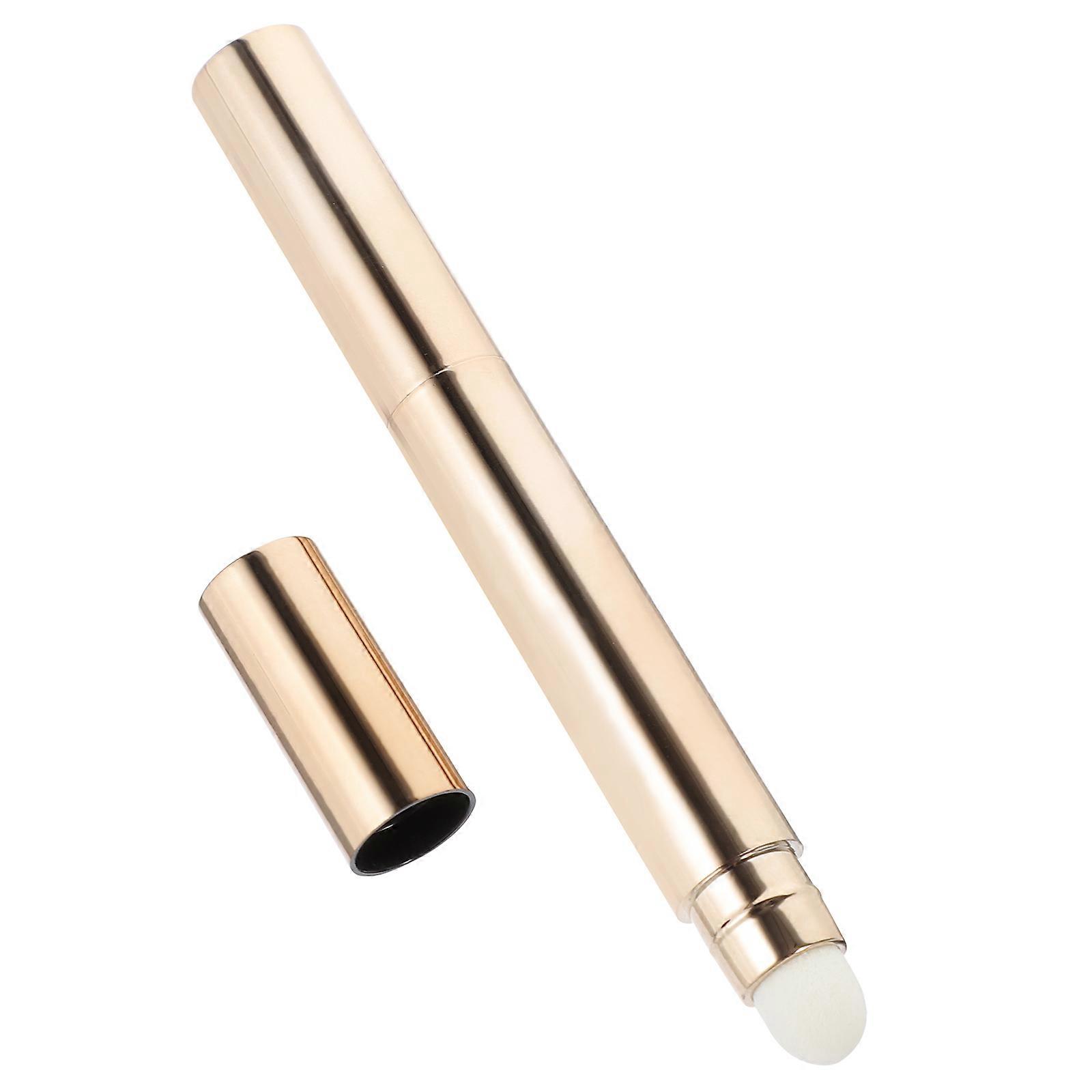 Multi-usage Ombre à Paupières Stylo Double Fin Design Femmes Maquillage Quotidien Application Pratique Doré 1Pcs