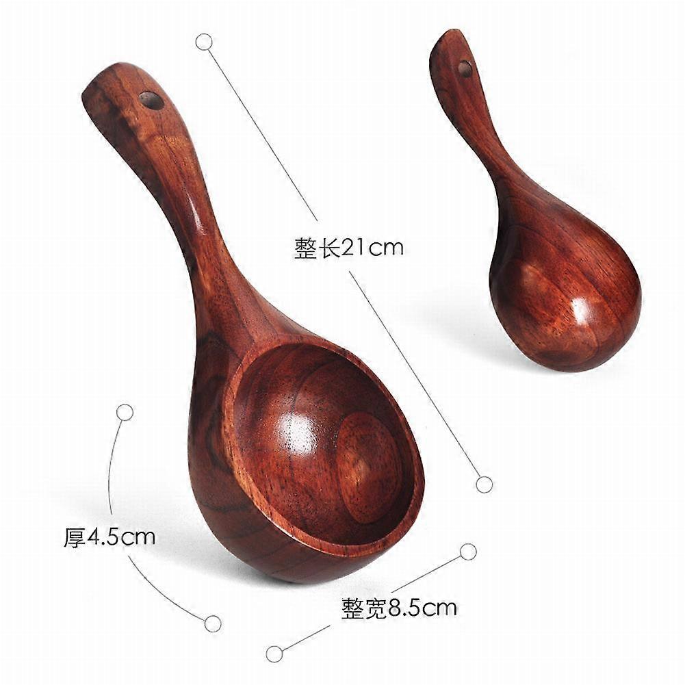 Wooden Coffee and Tea Spoon Stirring Spoons Kitchen Equipment Cooking Tool Soup Spoon Wood Soup Spoon Tableware Kitchen Tools