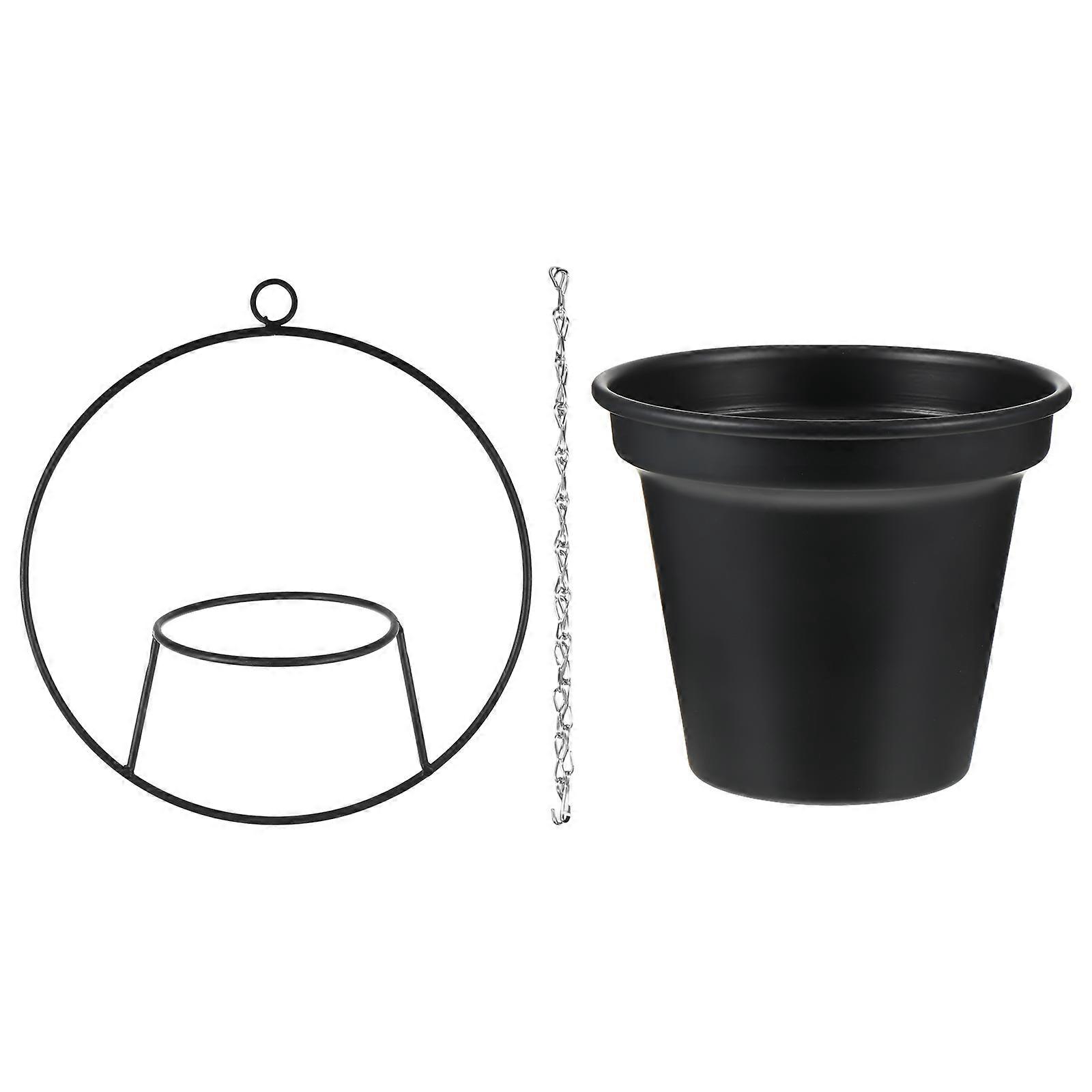 Hanging Flower Pot for Home Use Decorative Wall Hanging Planter with Chain Hanger 6.5