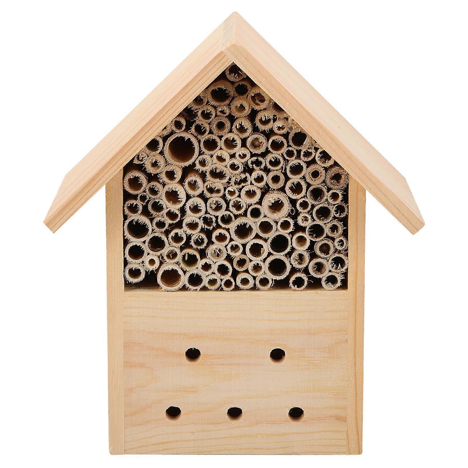Hanging Bee House Creating Peaceful Haven for Pollinators