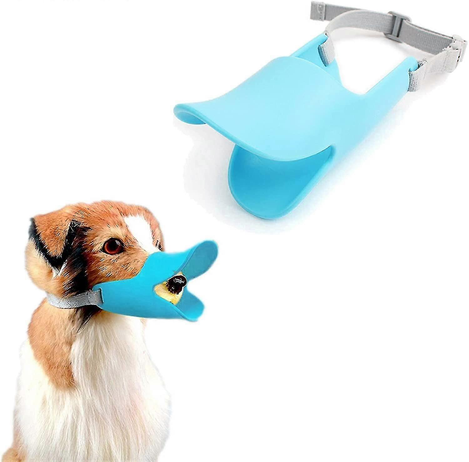 Dog Muzzle, Adjustable Duck Mouth Shape Anti Bite Pets Muzzle For Small Medium Large Dogs