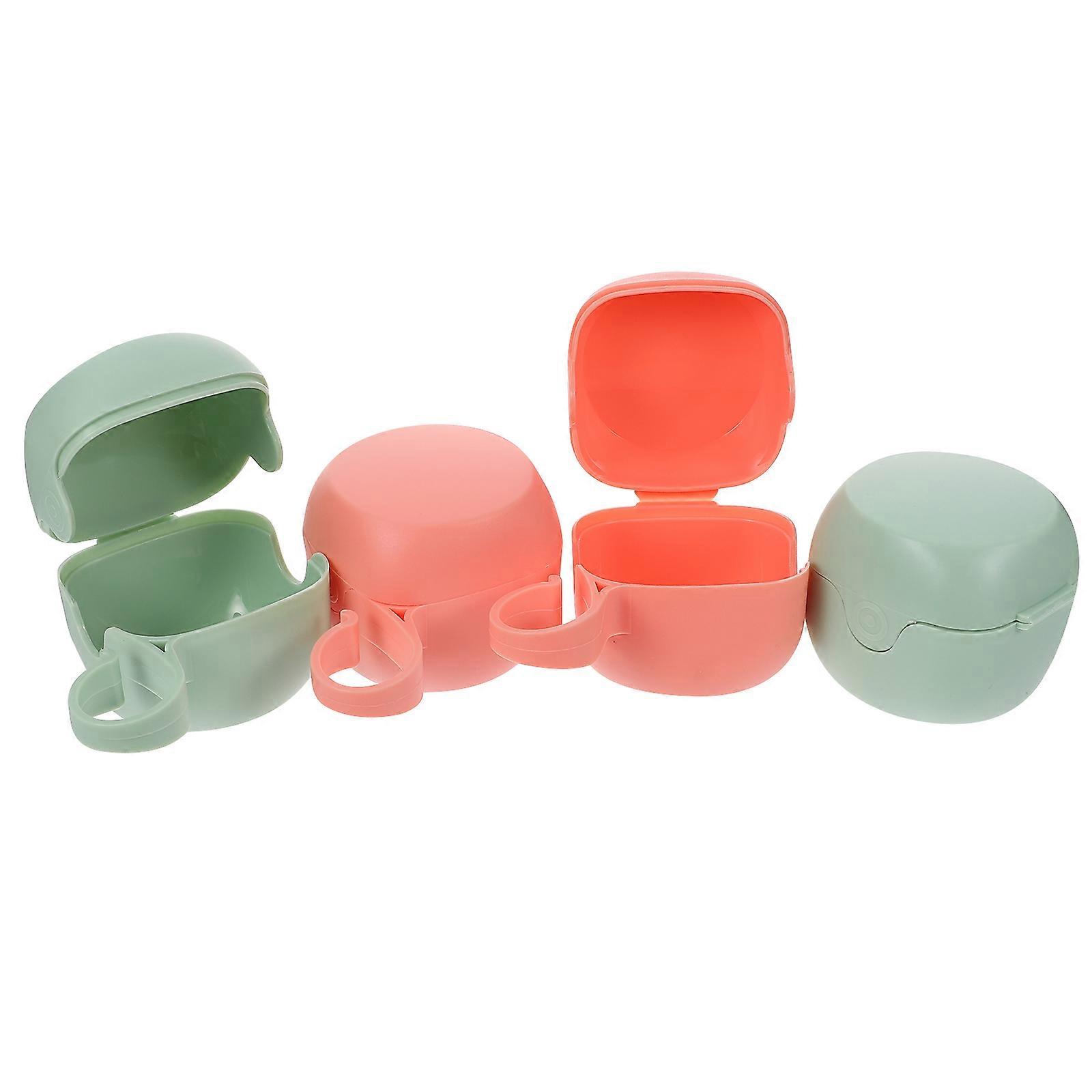 Sealing Pacifier Storage Container For Infants Daily Life Rectangular