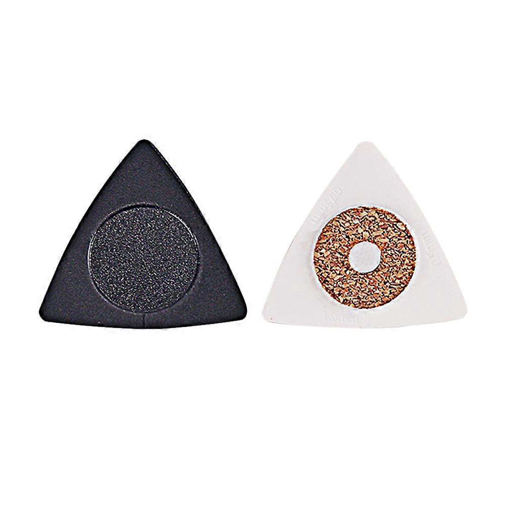 Guitar Accessories 2Pcs Triangle Guitar Picks Made Of PC And ABS Material For Travel Portable Antislip Style