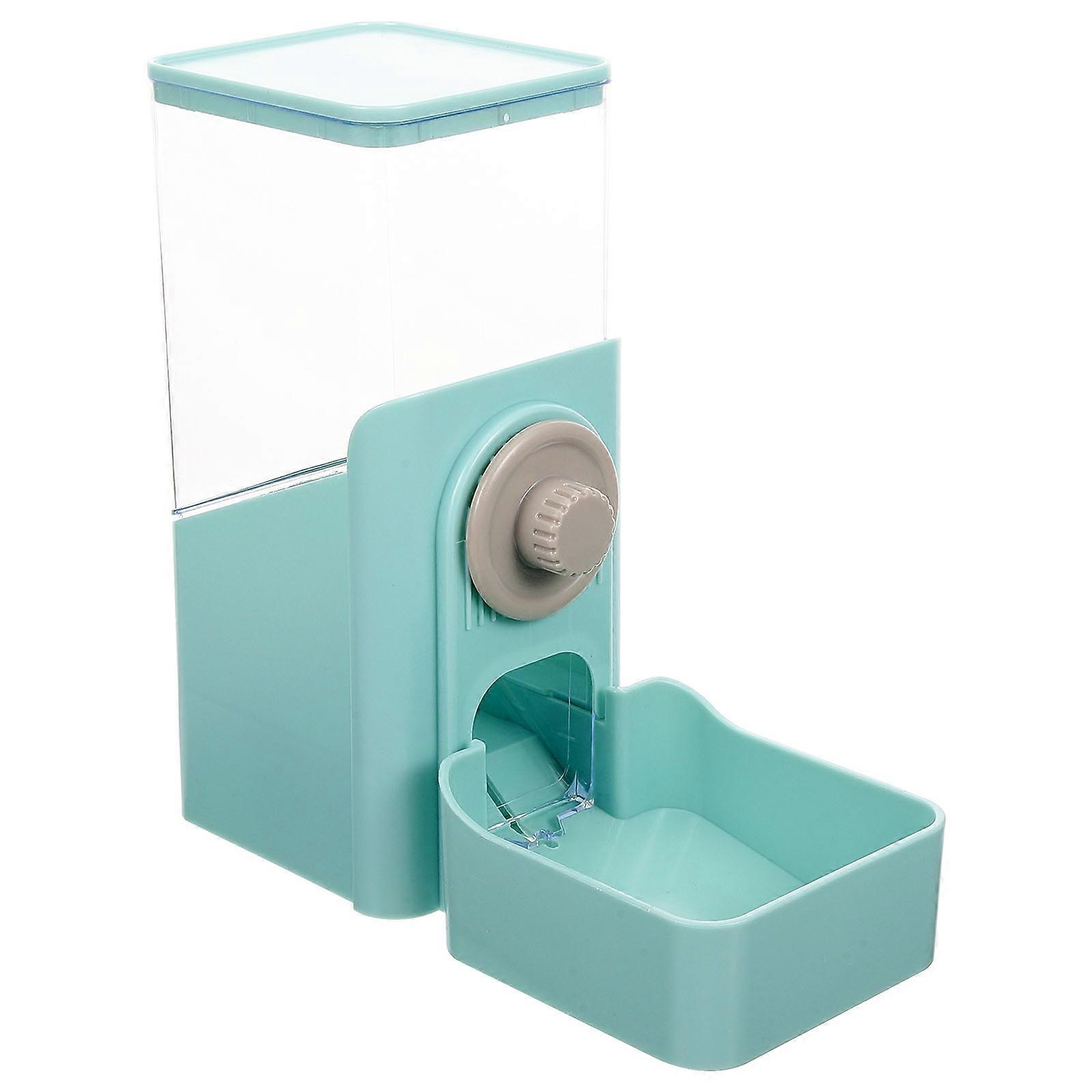 Hanging Pet Feeder Small Cat Dog Feeder For Home Use With Gravity-Controlled Auto Refill Feature -Blue 1Set