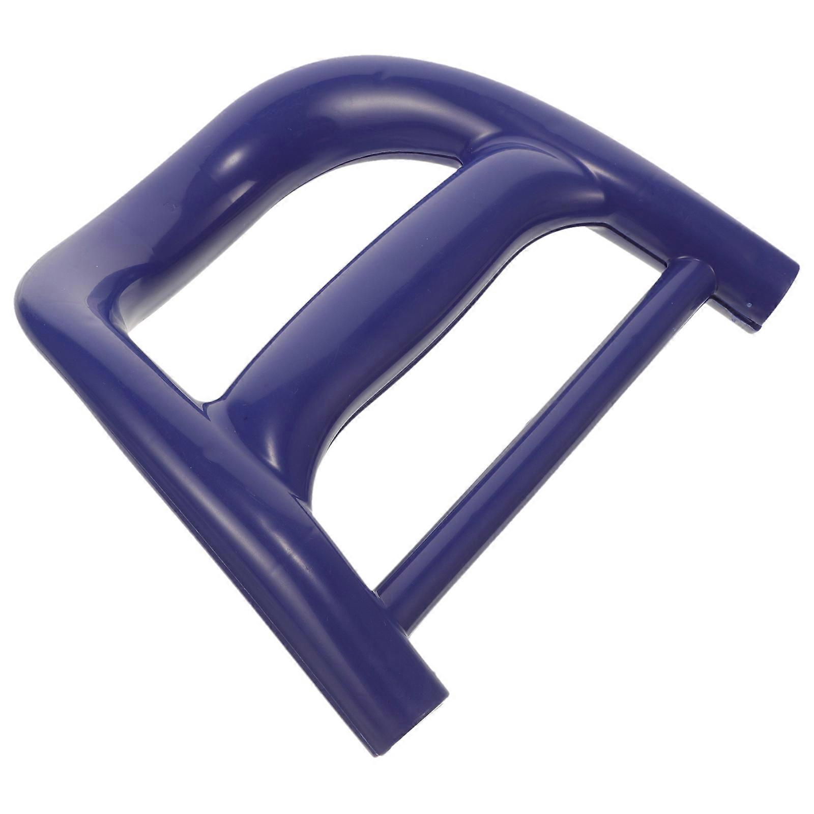 Blue Plastic Cart Handle for Broom with Sturdy Construction and Ergonomic Design Camping Supplies