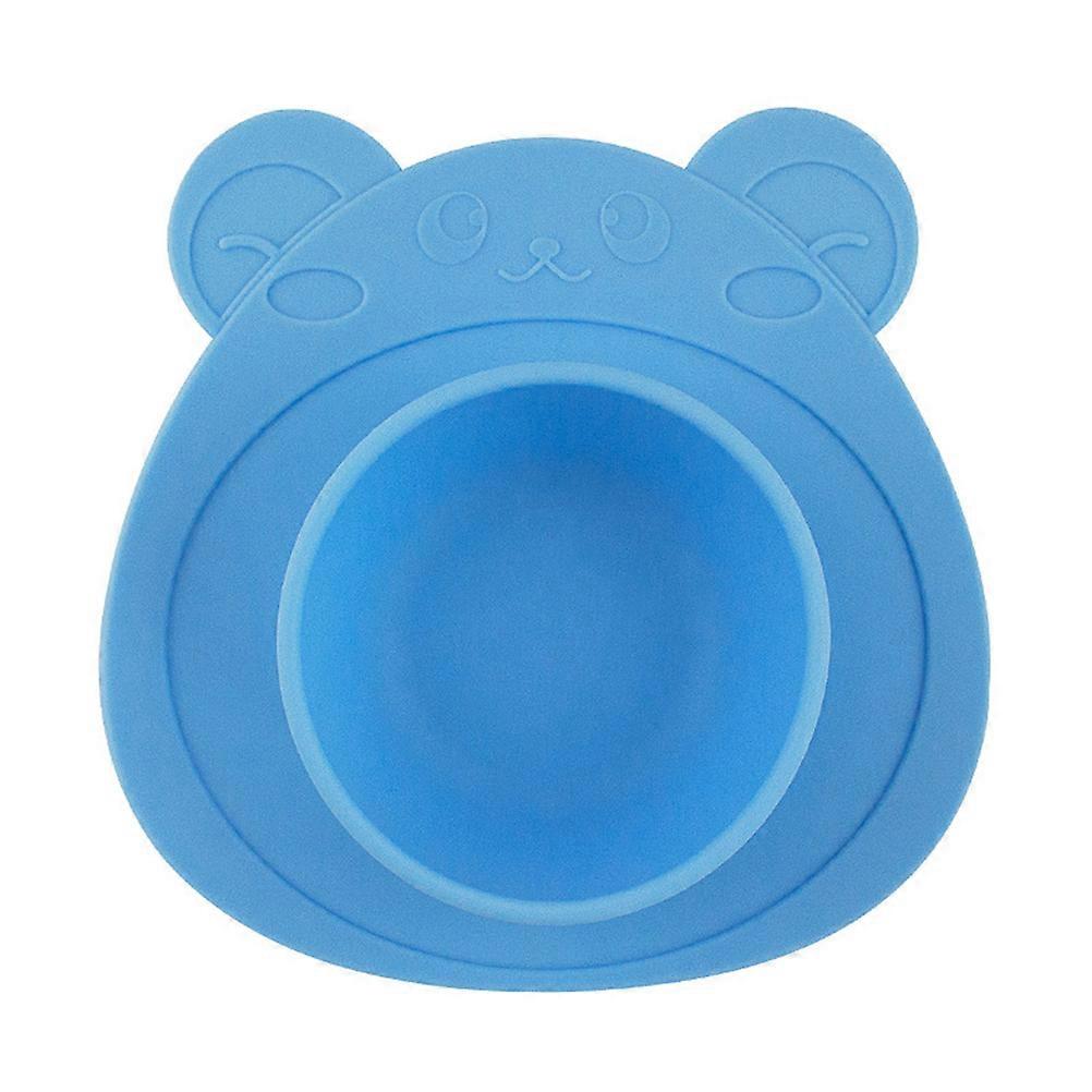 Bear Shape Non-Slip Suction Cup Plate For Kids Ideal For Travel And Camping 1Pcs Color