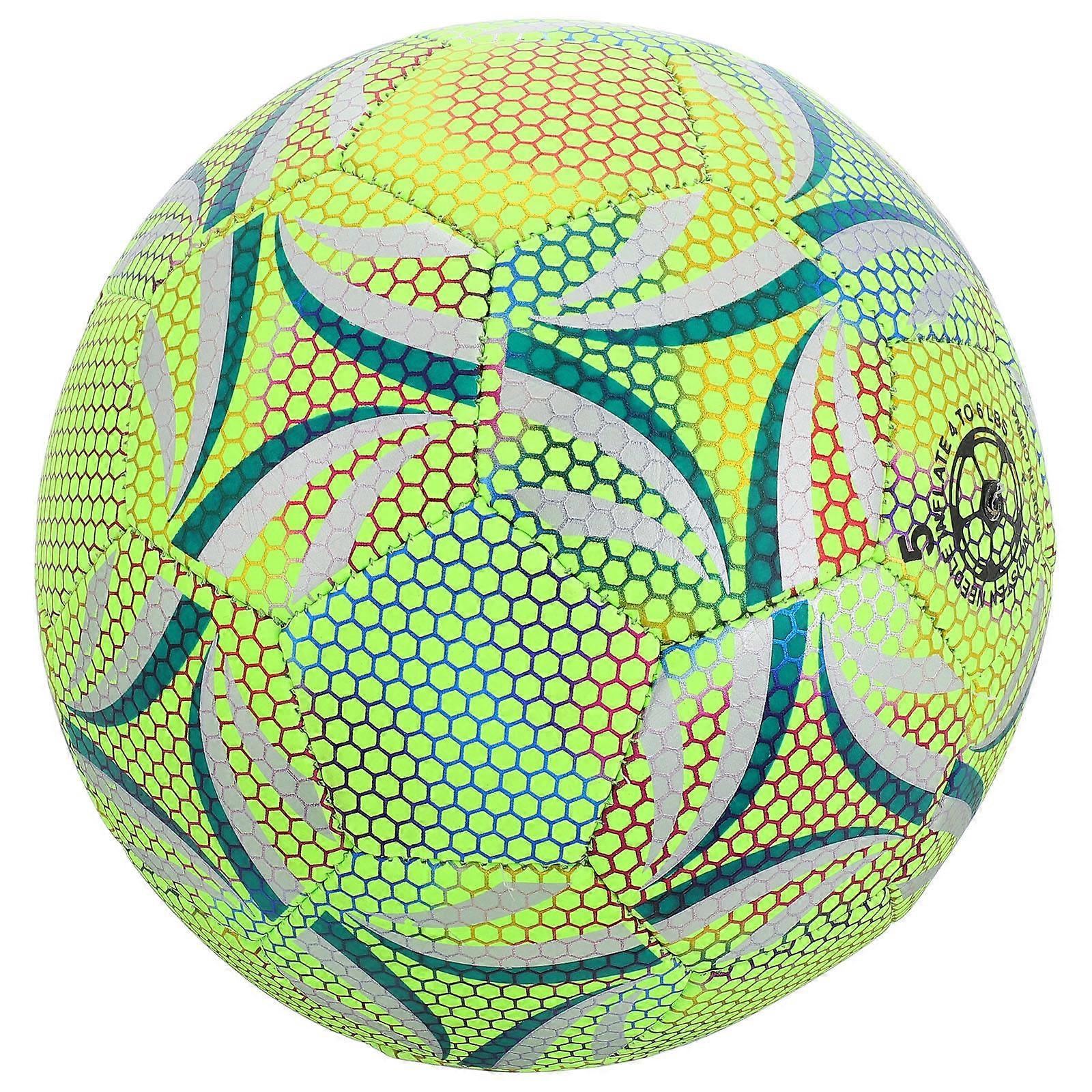 Glow in the Dark Soccer Ball Bright and Durable Training Size 5