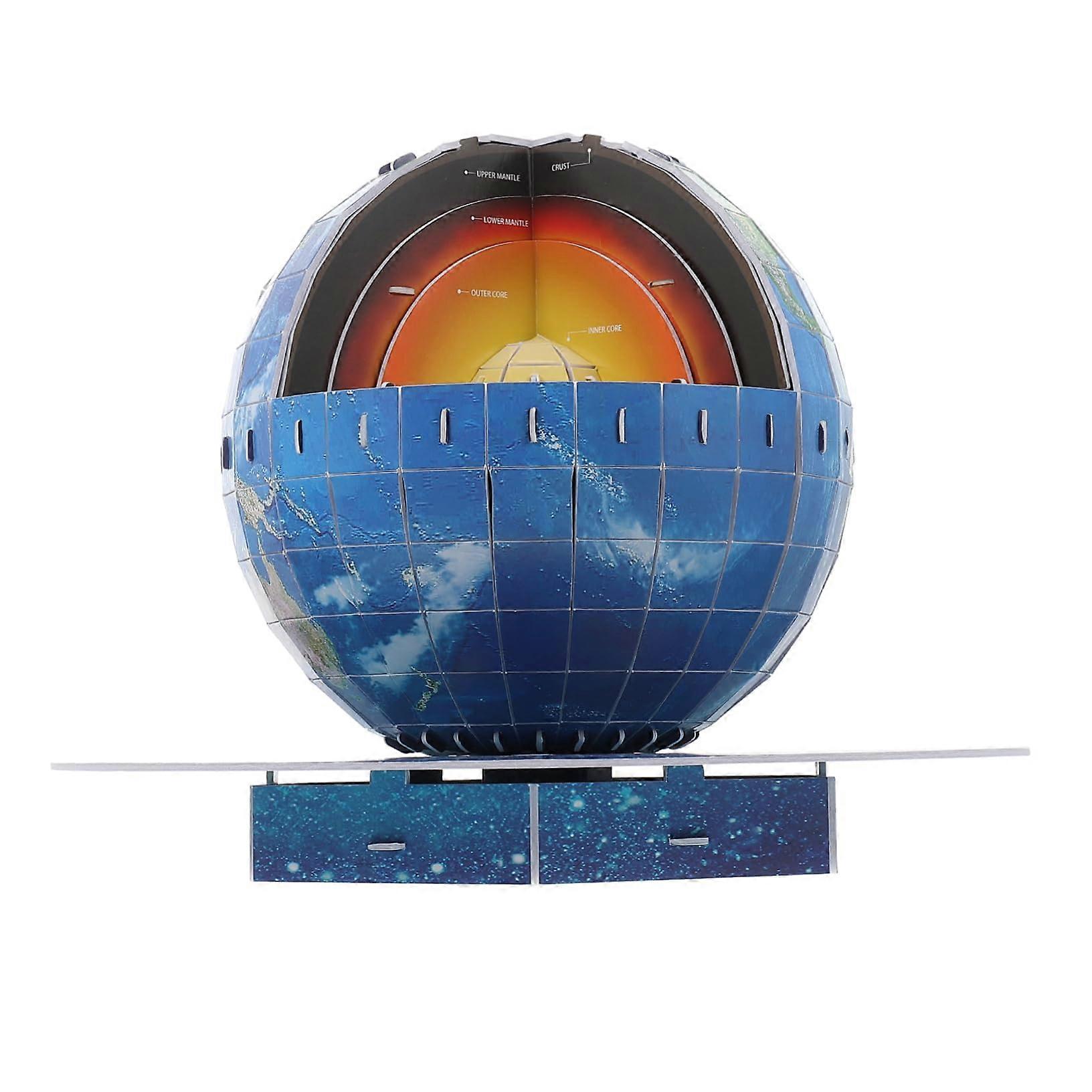 Puzzle For Teens Educational Earth Structure Puzzle Hands-On Learning Hand-Eye Coordination DIY STEM Toy