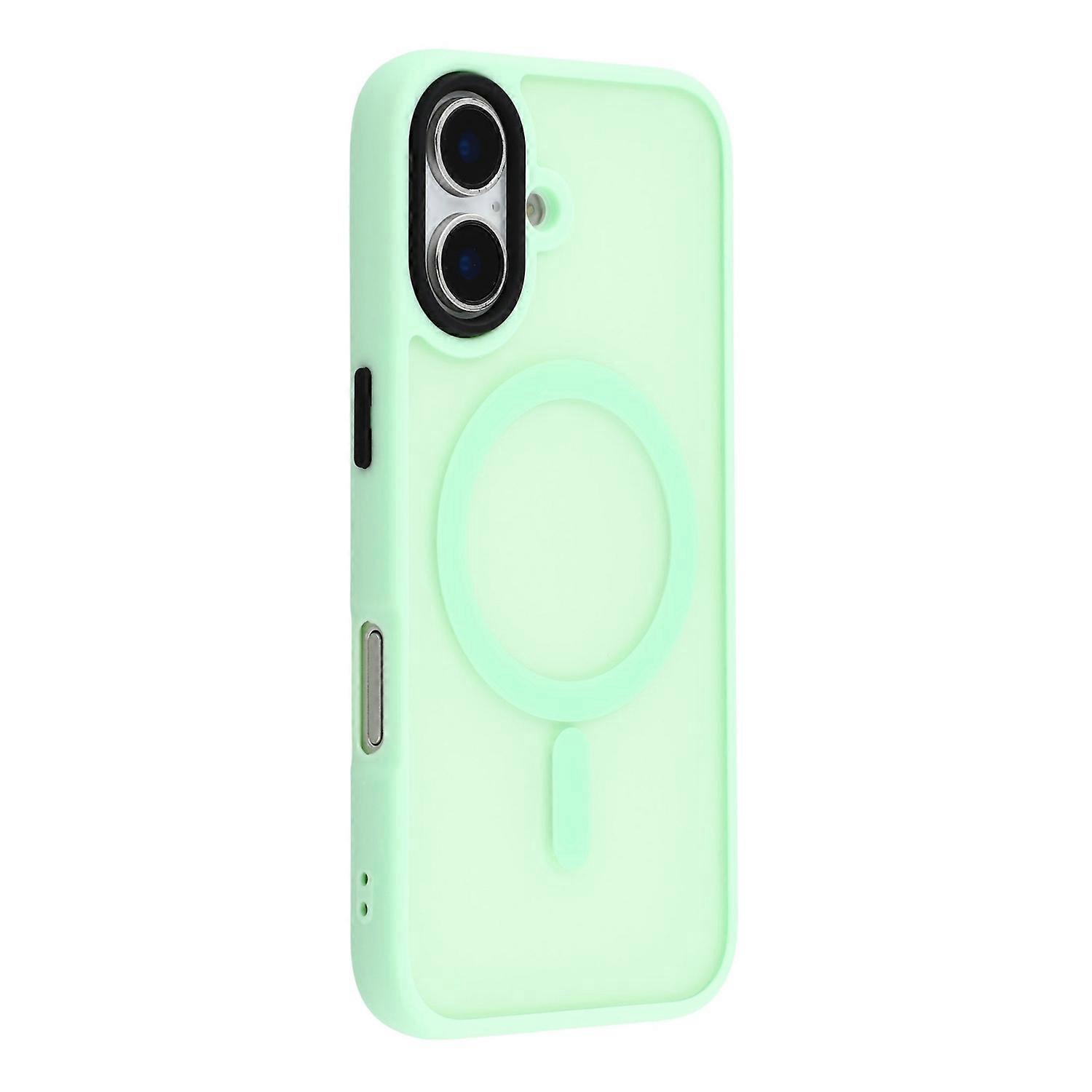 For iPhone 17 Case Compatible with MagSafe Skin-Touch PC TPU Phone Cover