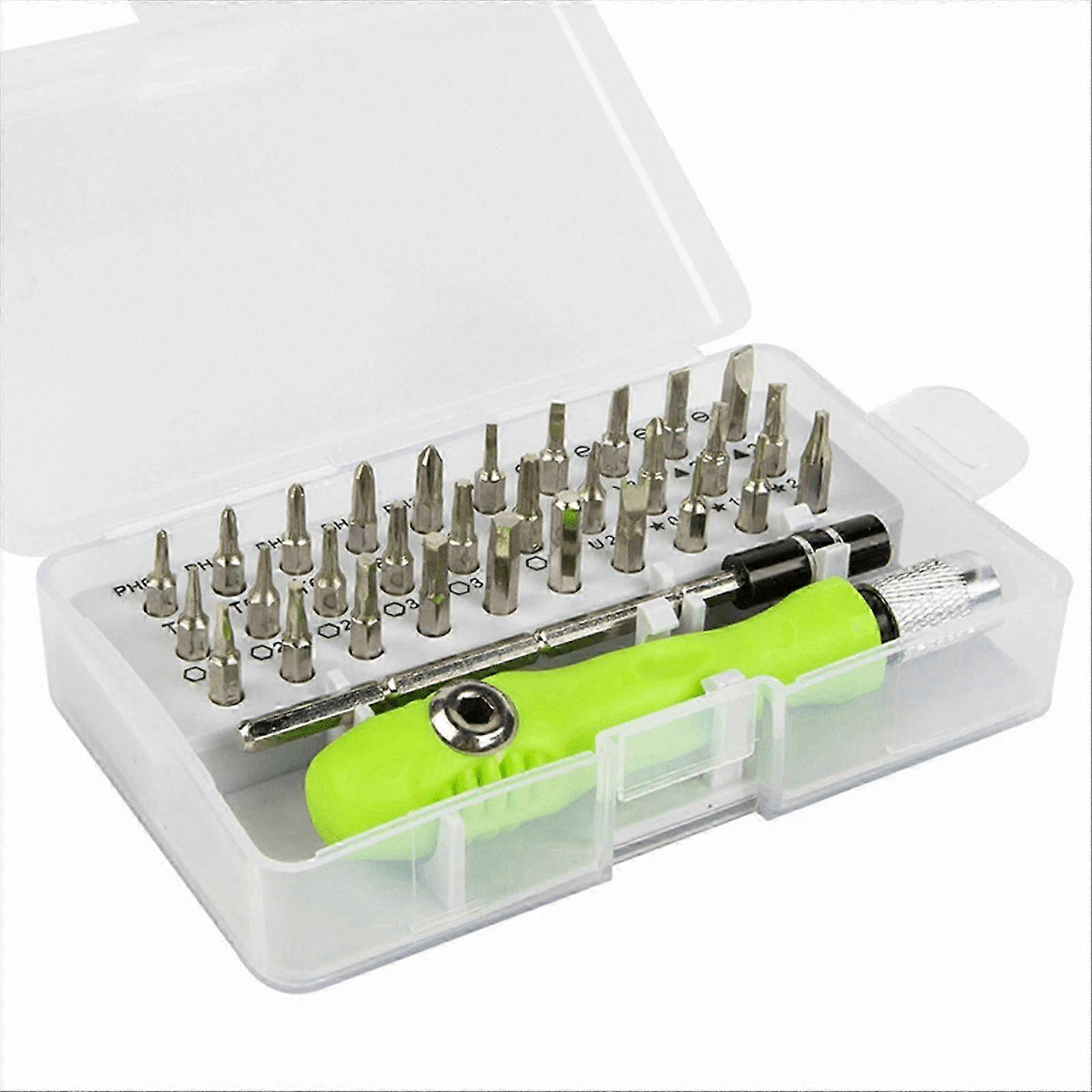 33-Piece Precision Screwdriver Set for Electronics Repair, Non-Slip Magnetic Handle Tool Kit