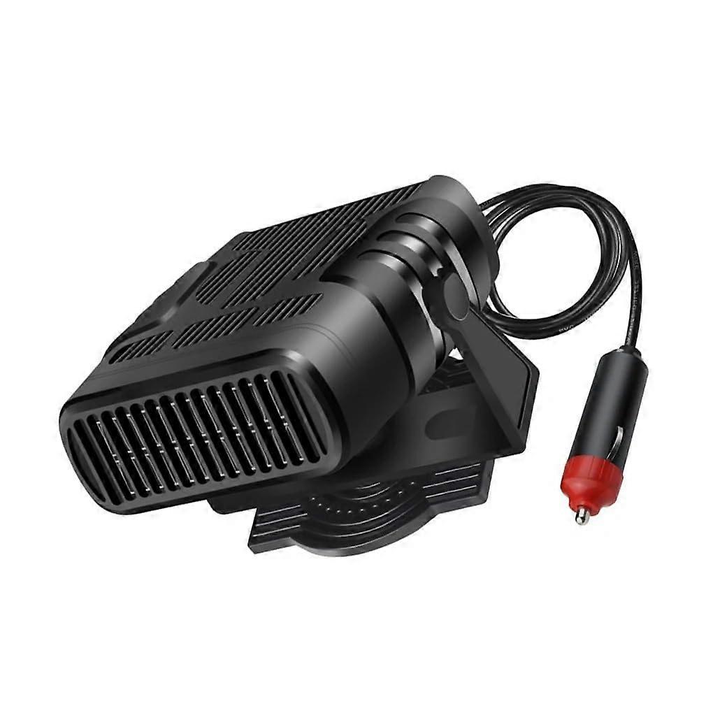 Windshield Defogger 24V Car Heater Fan, Durable Compact Portable Vehicle Accessory for Window Defogging, Easy Install
