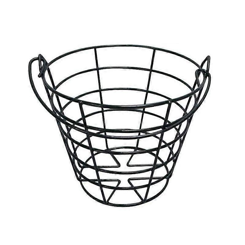 Stainless Metal Golf Basket Golf Ball Container Ball Bucket
