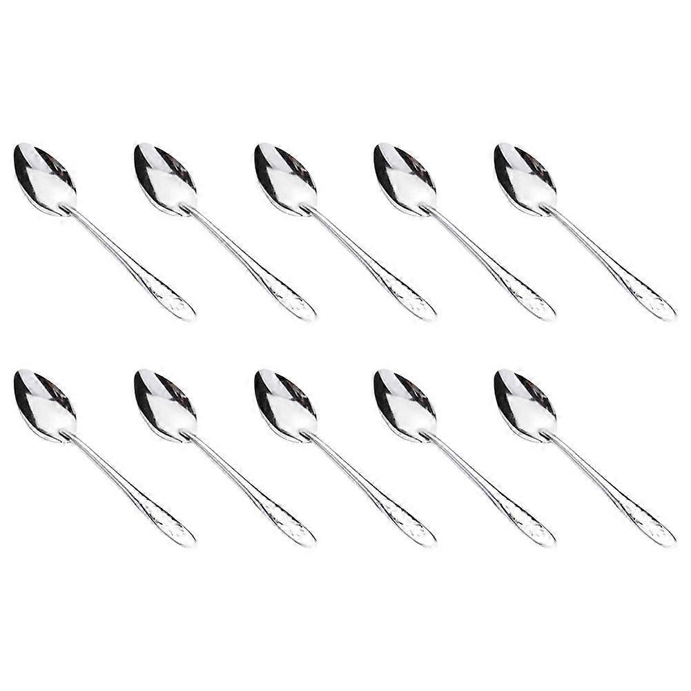 Steel Handle Soup Spoon Set Food-Grade Spoon New Travel U3 Set