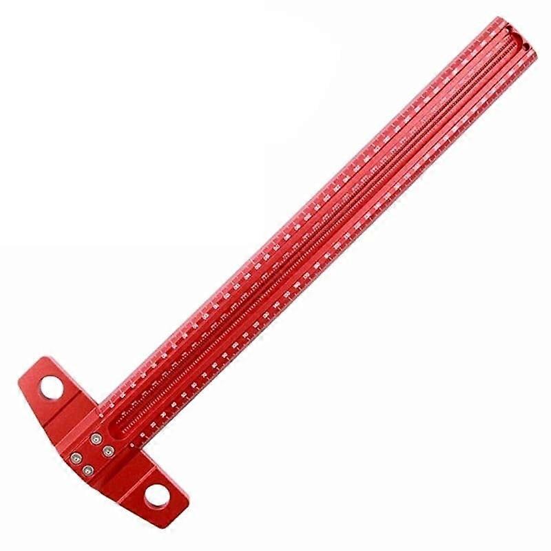 Precision Marking T Ruler, Aluminum Alloy, Woodworking, Scoring Gauge (T400)