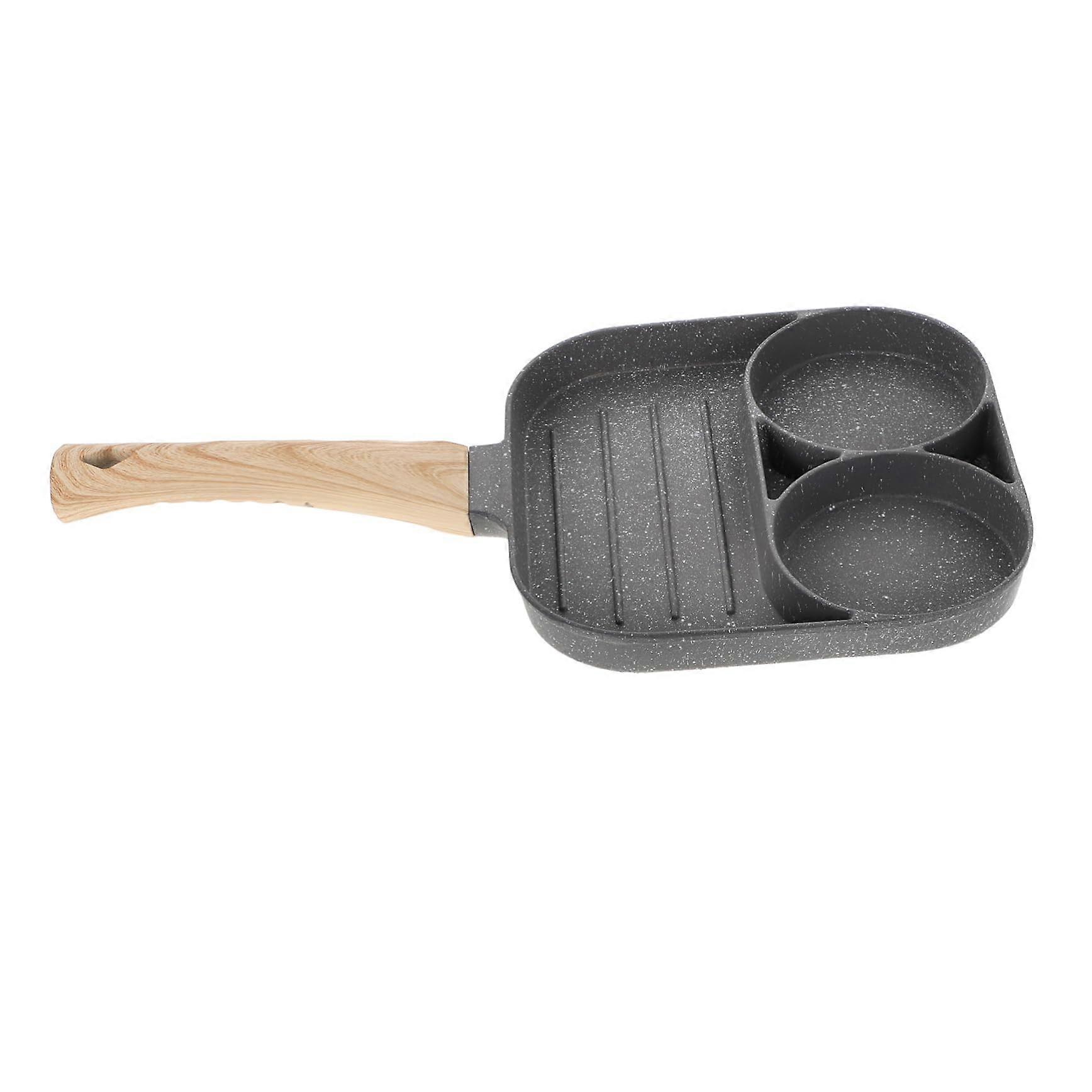 Non-Stick Frying Pan 1pc Omelet Maker Compatible with Gas and Induction Stoves for Easy Breakfast Cooking