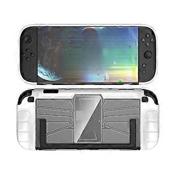For Switch 2 Game Console TPU + PC One-piece Case TPU + PC One-piece Case White