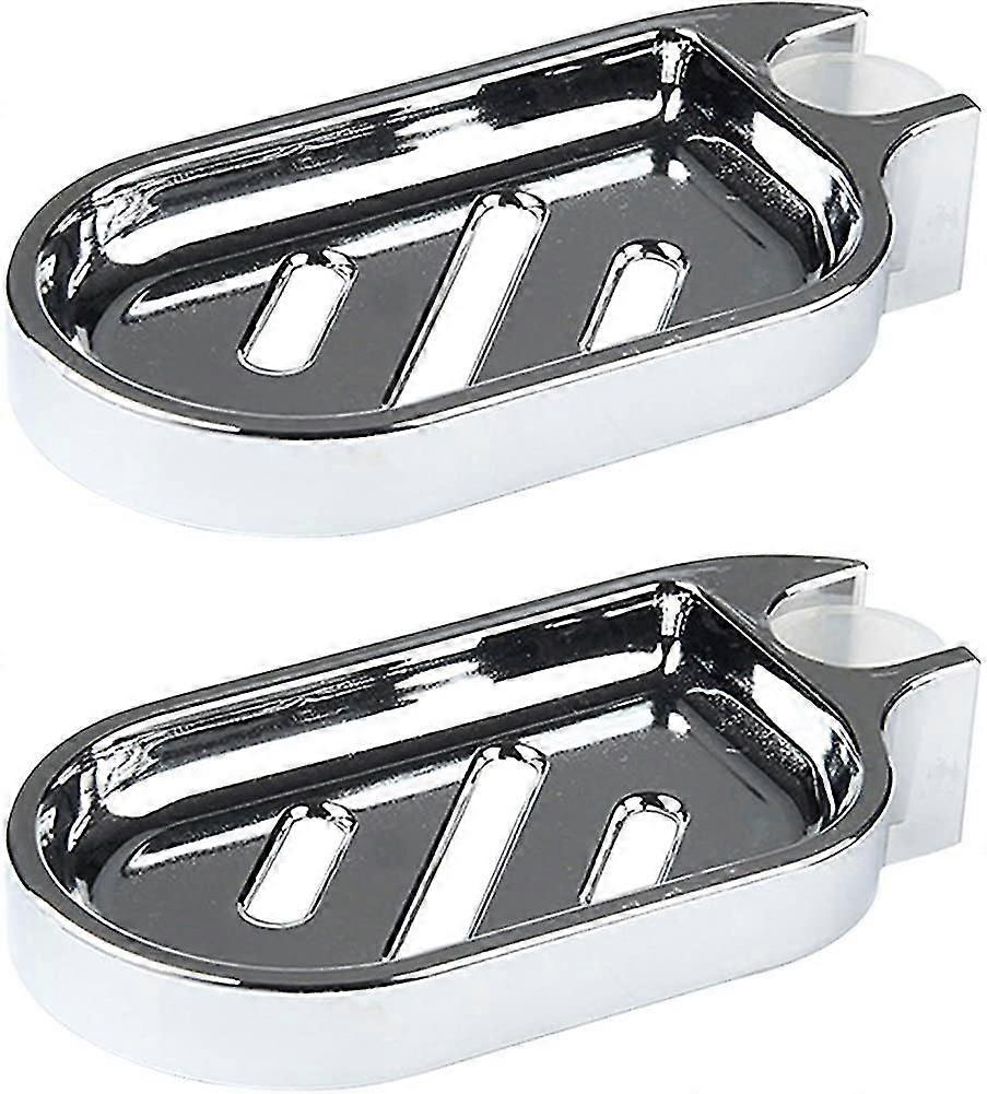 Shower Soap Holder, 2-Pack for 25mm Shower Bar, Durable ABS Material