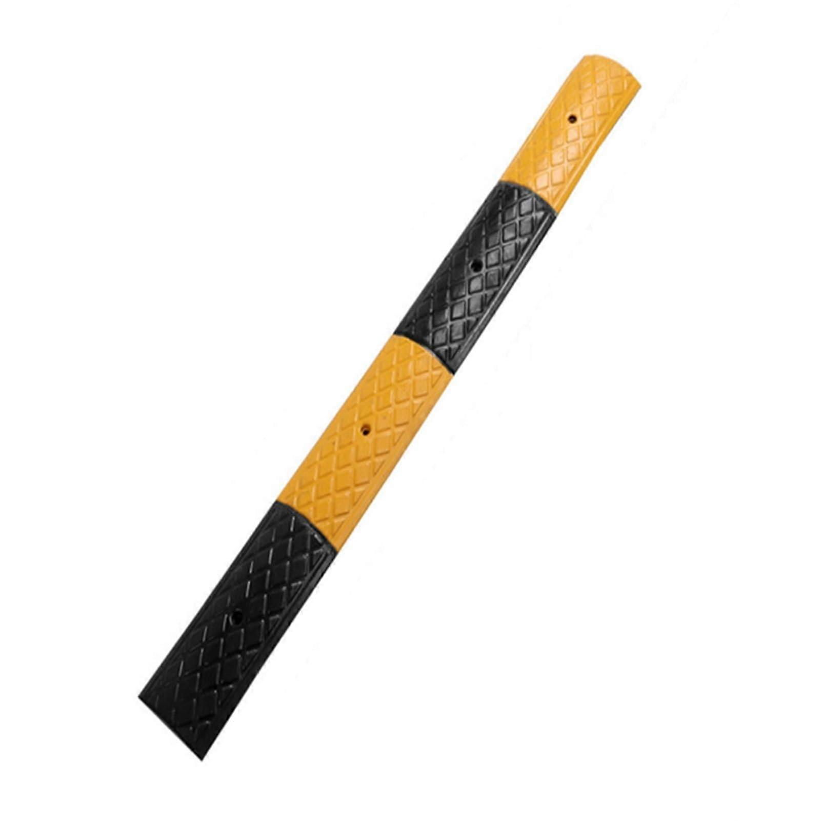performance rubber cable ramp with multiple bolts, for asphalt concrete gravel driveways, 100x10x2cm