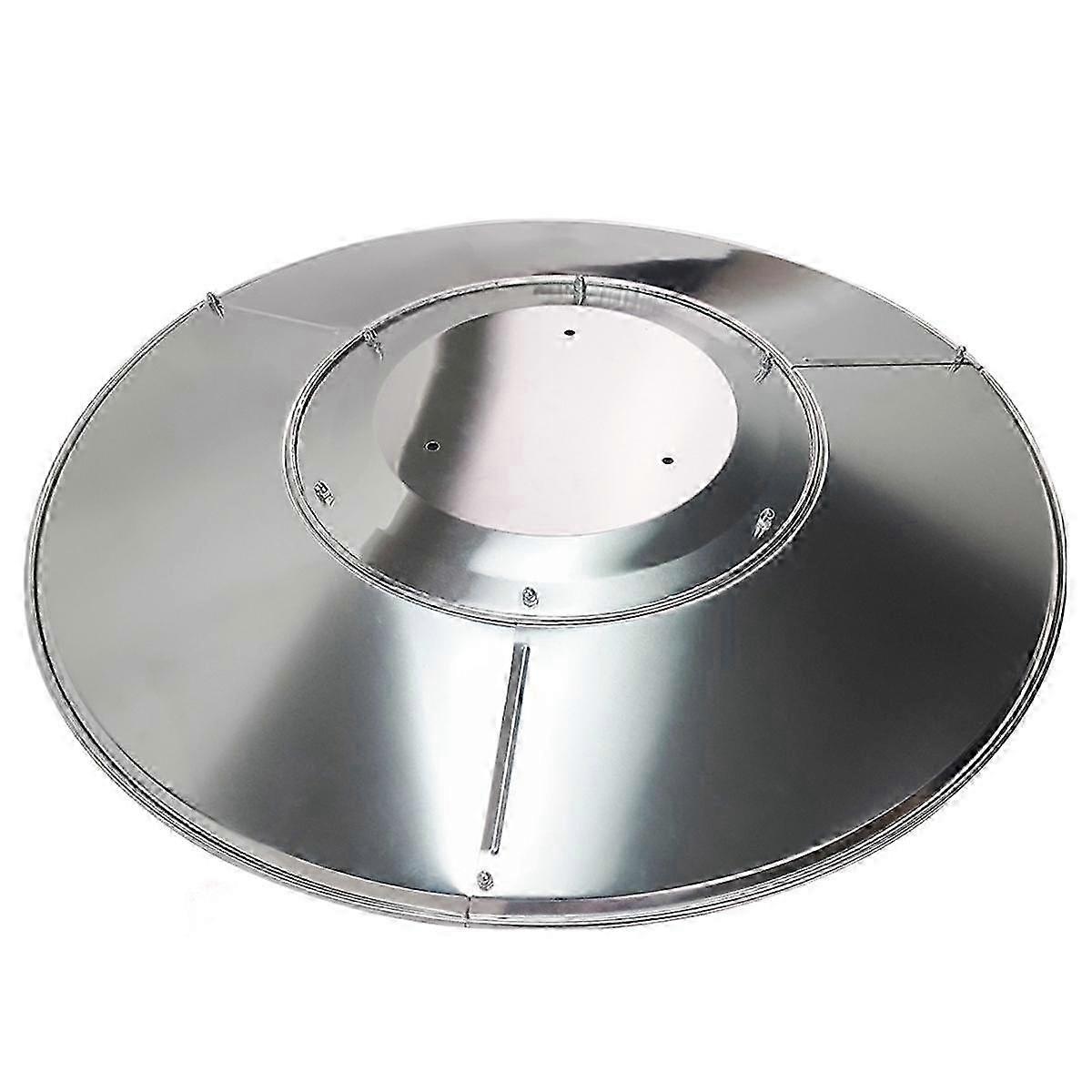 Patio Heater Reflector Shield - Replacement Part for Propane Outdoor Heaters, Top Dome with 3-Hole Mount, 33-inch Round Dia