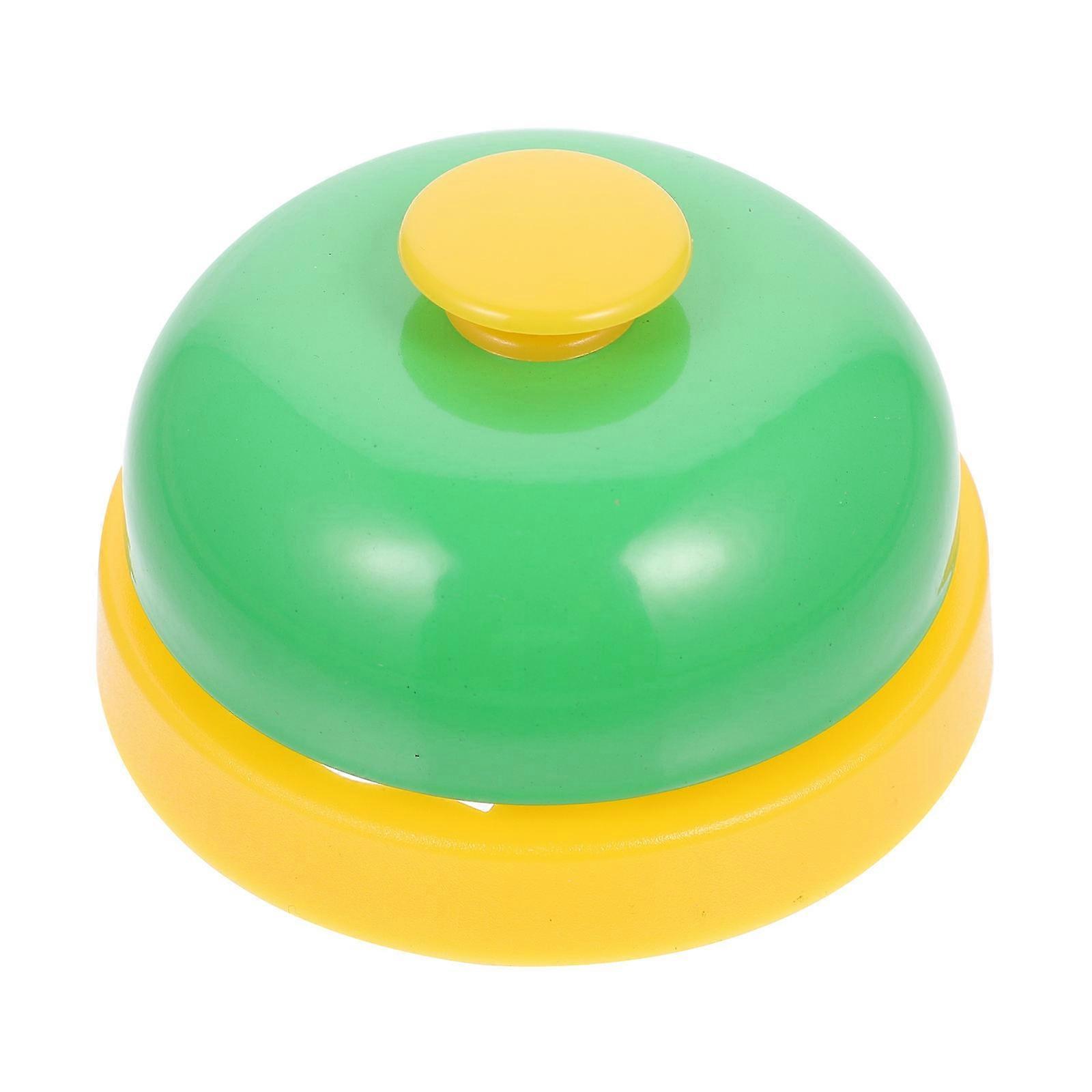 Pet Training Bell Service Bell for Home Use Green Plastic Metal Ringing 1Pcs