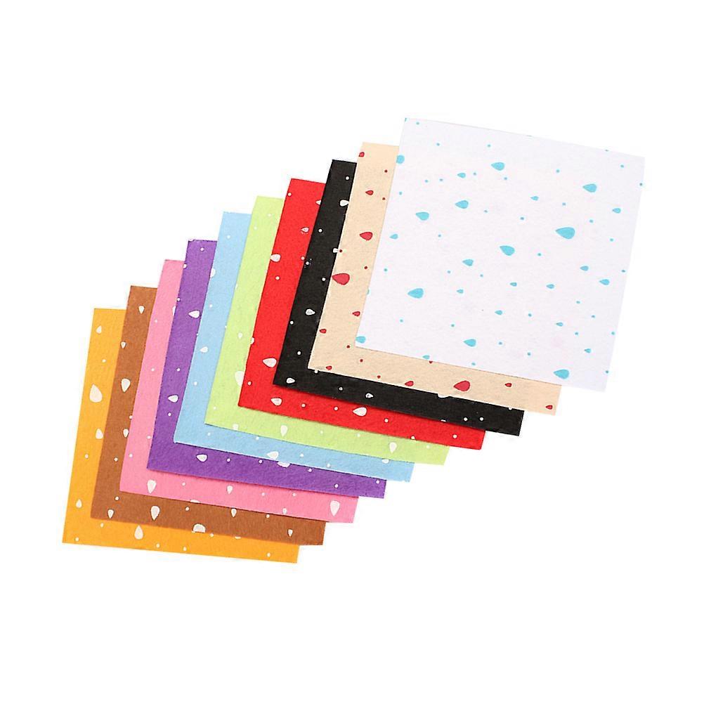 Felt Fabric Craft Sets Felt Sheets for Diy Handmade Craft Making Multi Color 10Pcs