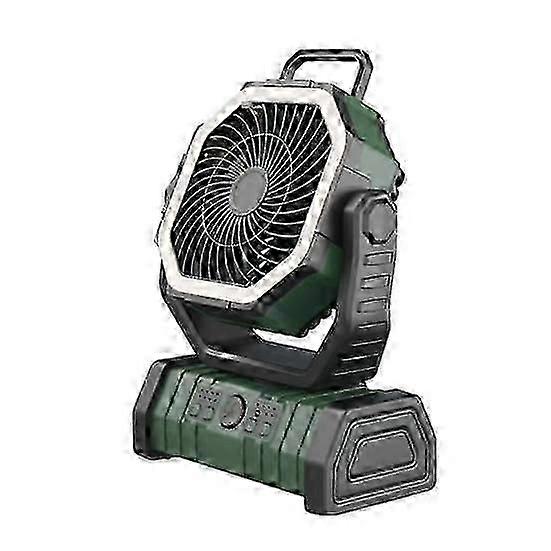 Rechargeable Battery Operated Portable Fan with LED Light Remote Control