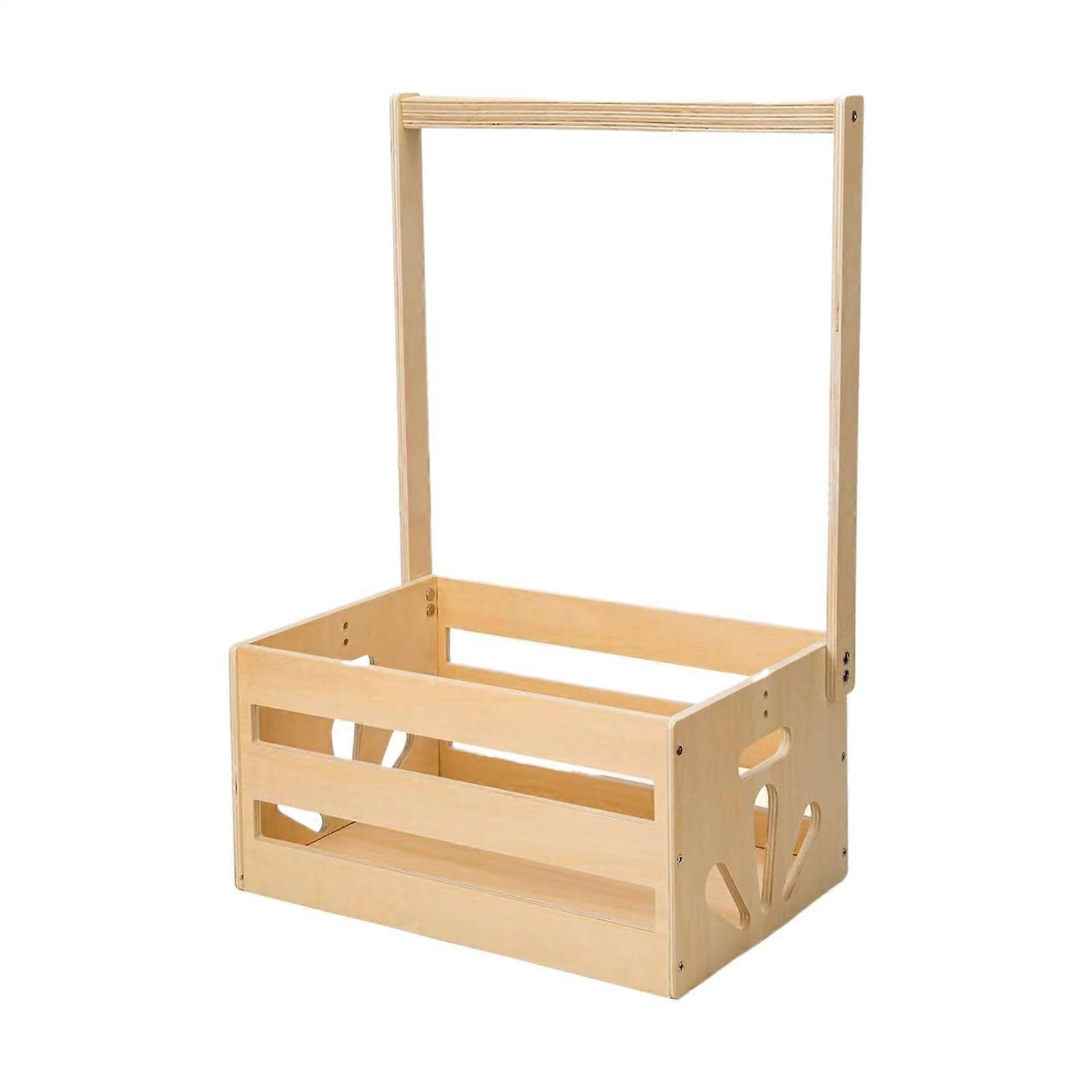 Baby Shower Crate - Wooden Storage Organizer for Nursery and Bathroom, Easy Setup, Multi-Purpose Organizer for Home Decor