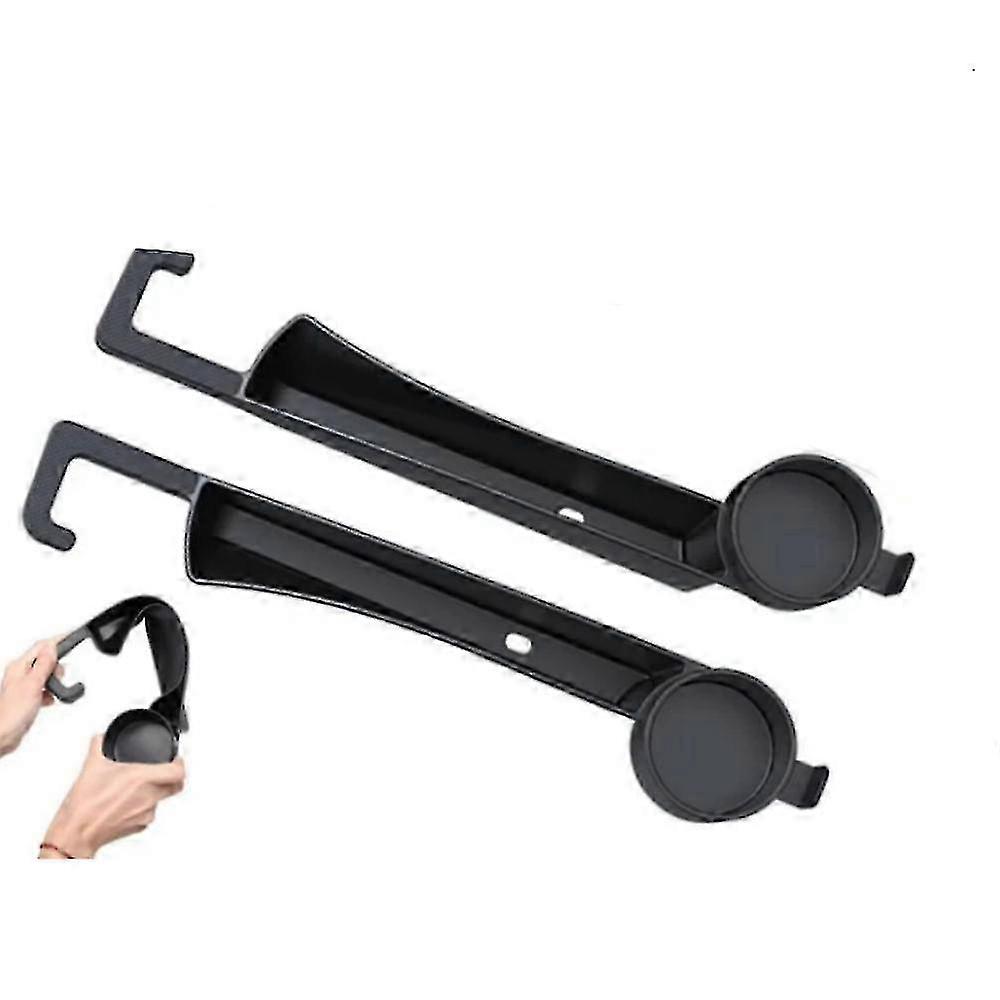 Car Seat Gap Organizer with Dual Slot Cup Holder - Universal Auto Gap Filler Strip for Car Seats