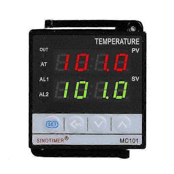 SINOTIMER MC101 Display digitale Regolatore di temperatura PID Modalità Celsius/Fahrenheit Ingresso sensore Tr-WELLNGS