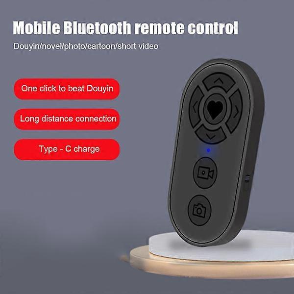 Rechargeable Bluetooth-compatible Remote Control 7 Buttons W