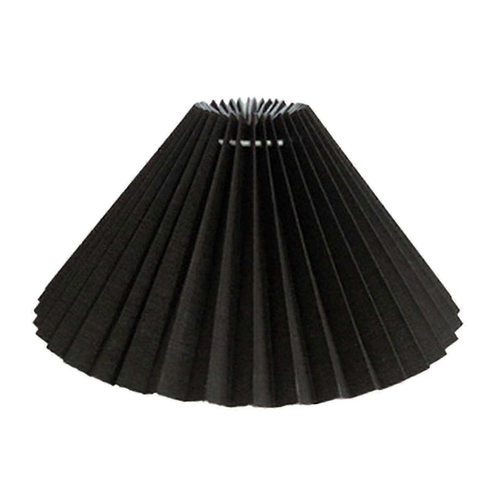 Pleated Lampshade E27 Light Cover Japanese Style Fabric Table Lamp ...