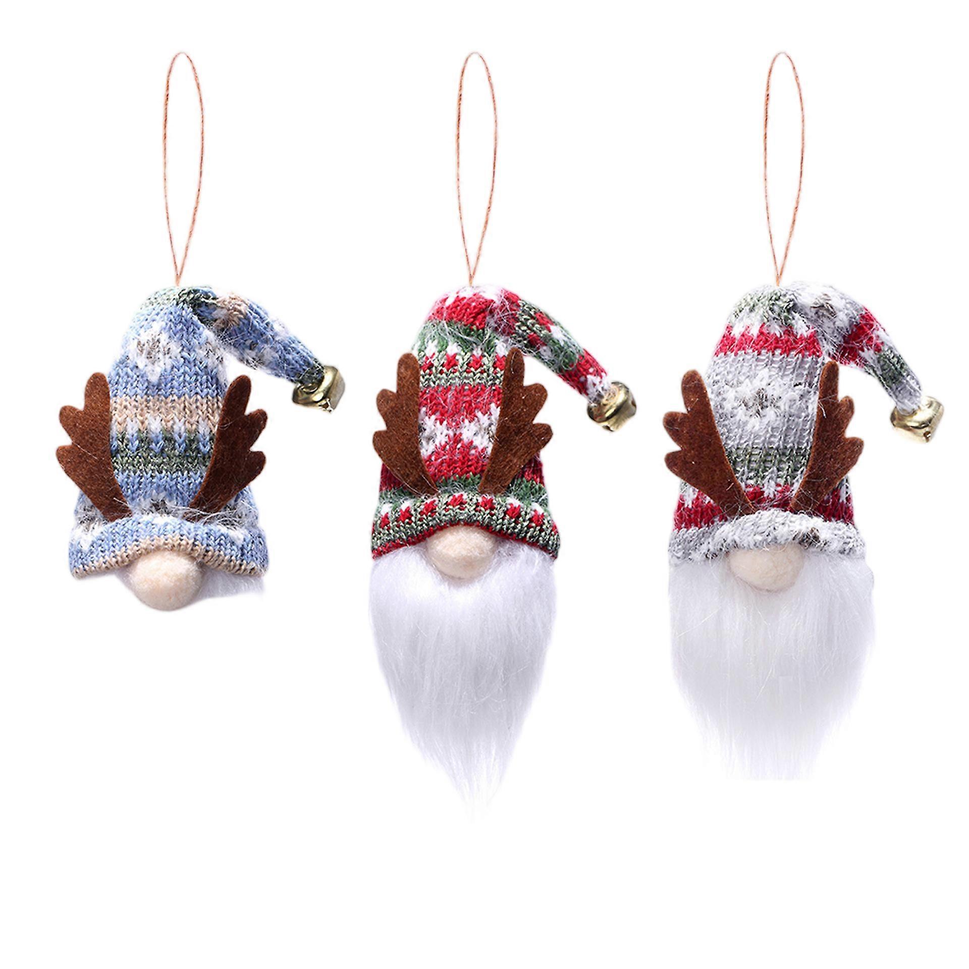 Wool hangings, soft and skin-friendly with multiple shapes, three-piece/six-piece sets, great for festival decoration