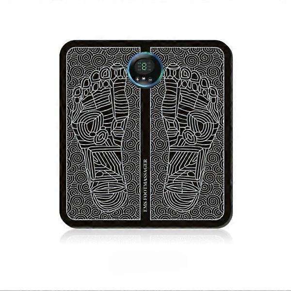 Foot massager, 1 piece, 6-level intensity adjustable, portable and easy to clean