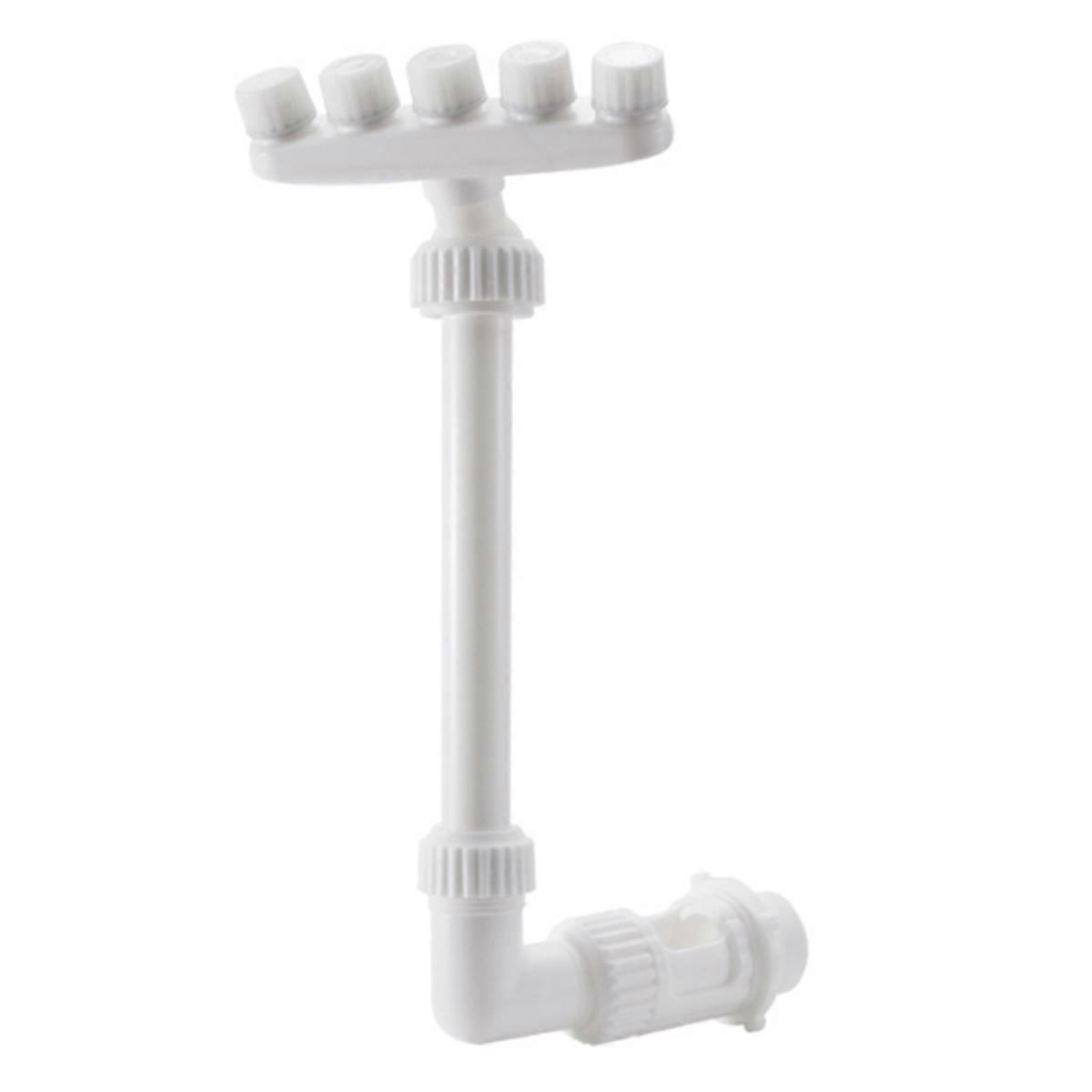 Adjustable Pool Fountain with 5 Nozzle for Inground Pools,360 Direction Control,Cooling Waterfall Sprinkler and Aerator