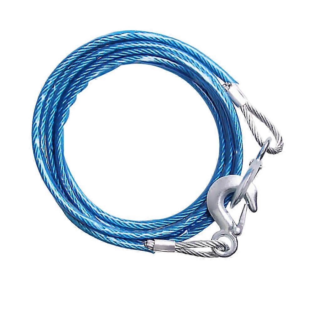 Heavy Duty Car Trailer Rope 1Set Suitable For Towing Vehicles Made Of Silver With Vibration Reduction Feature