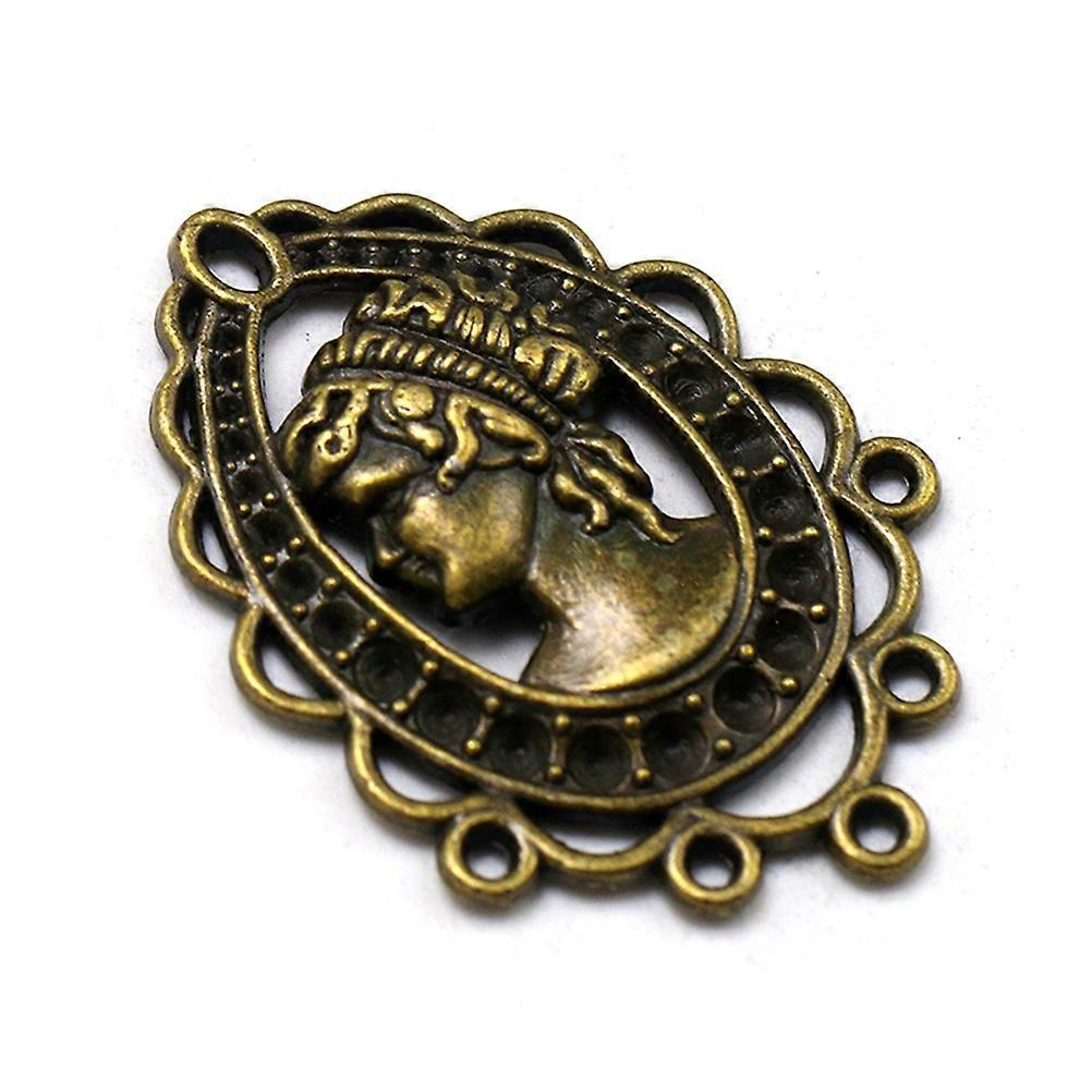 Diy Jewelry Making Accessories Alloy Pendant Bronze Keychain Cellphone Decorative 10Set