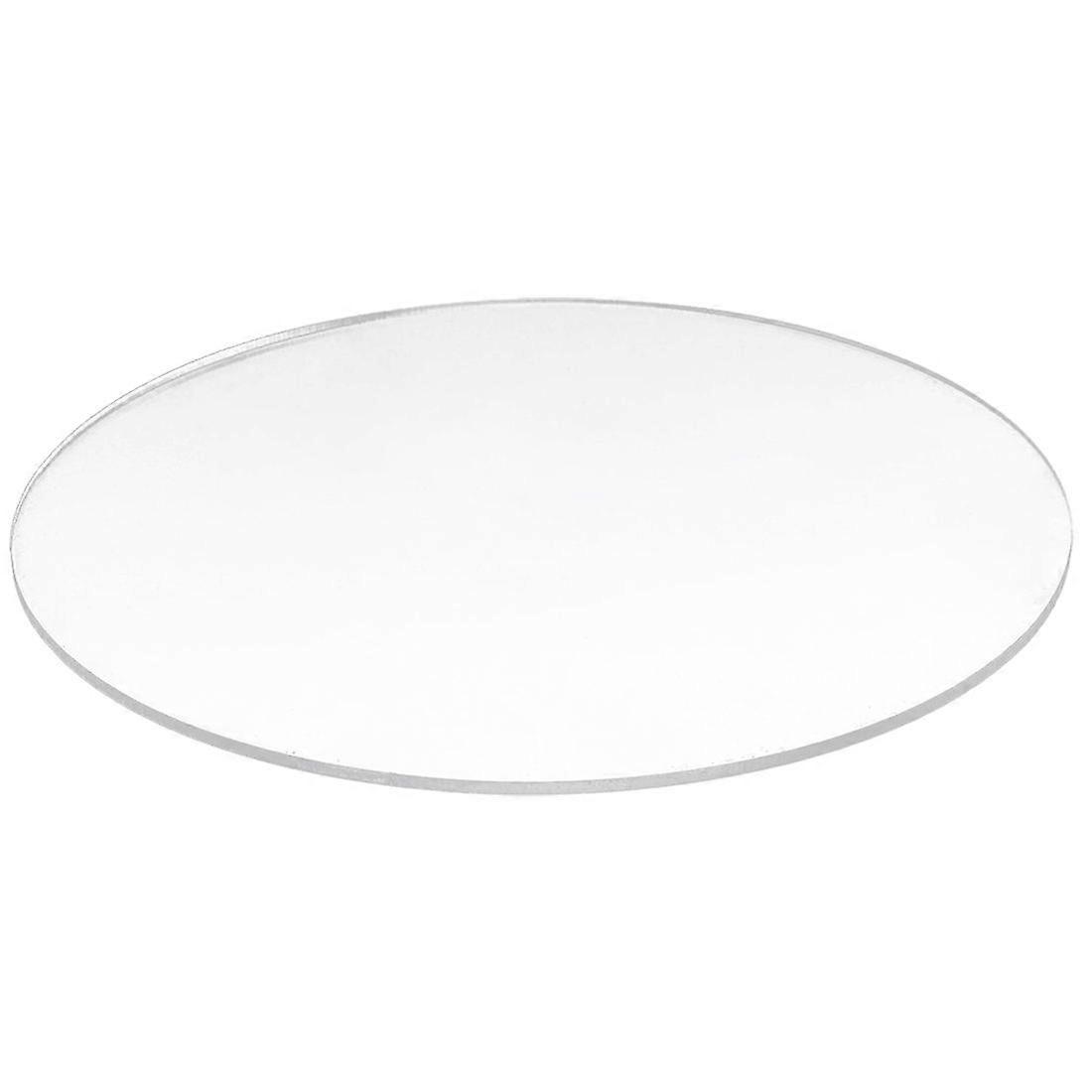Transparent 3mm thick Mirror Acrylic round Disc Diameter:70mm