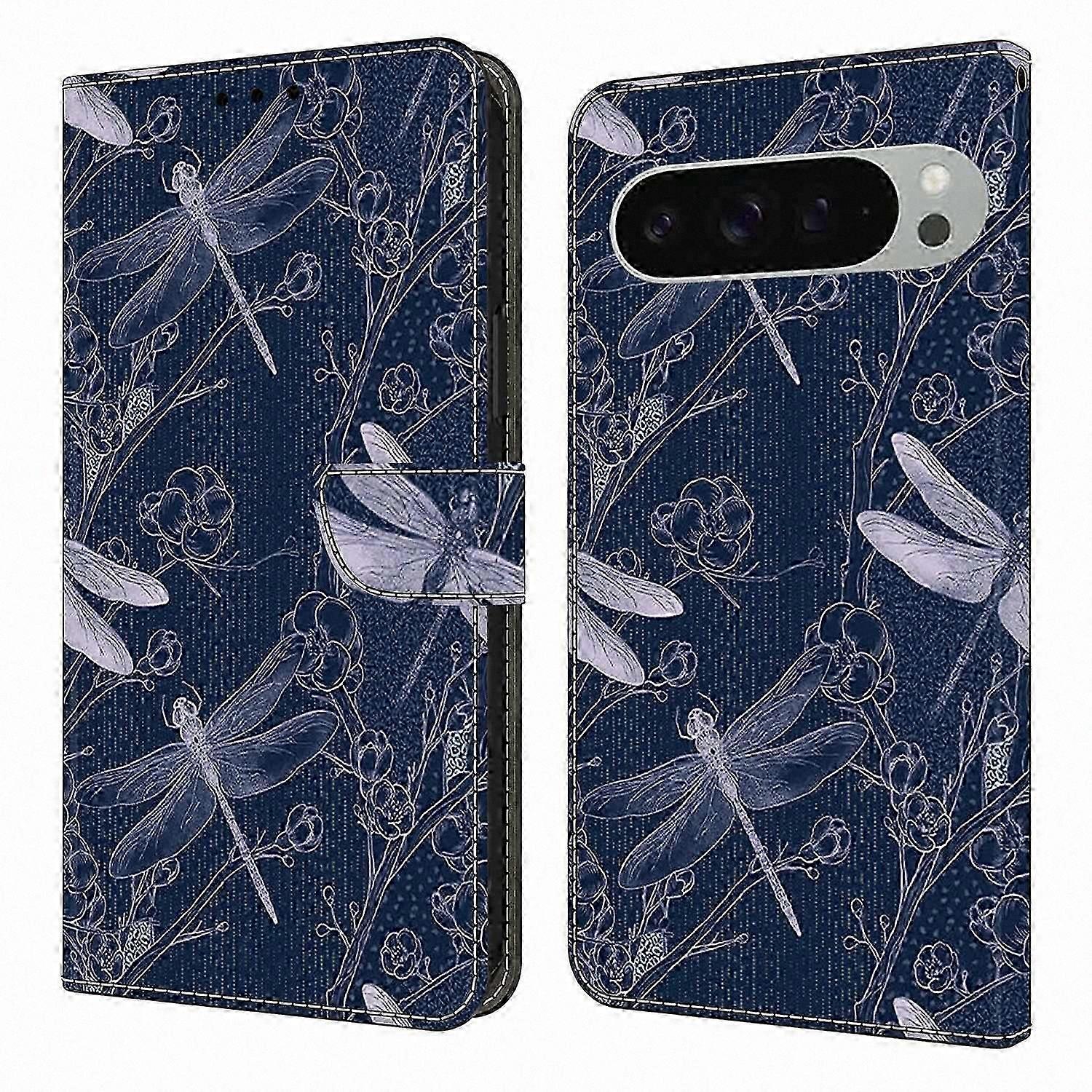 Wallet Case with Pattern Printing for 10 Pro XL, PU Leather Flip Stand Phone Cover Compatible with Large Screen Smartphones
