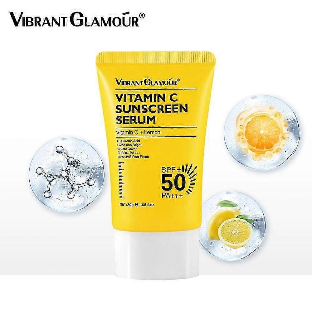 Vitamin C Daily Glow SPF 50 Sunscreen with PA+++ | Reduces Tanning & Gives Broad Spectrum Sun Protection | No Whitecast & Non-Greasy | Travel Size Sun