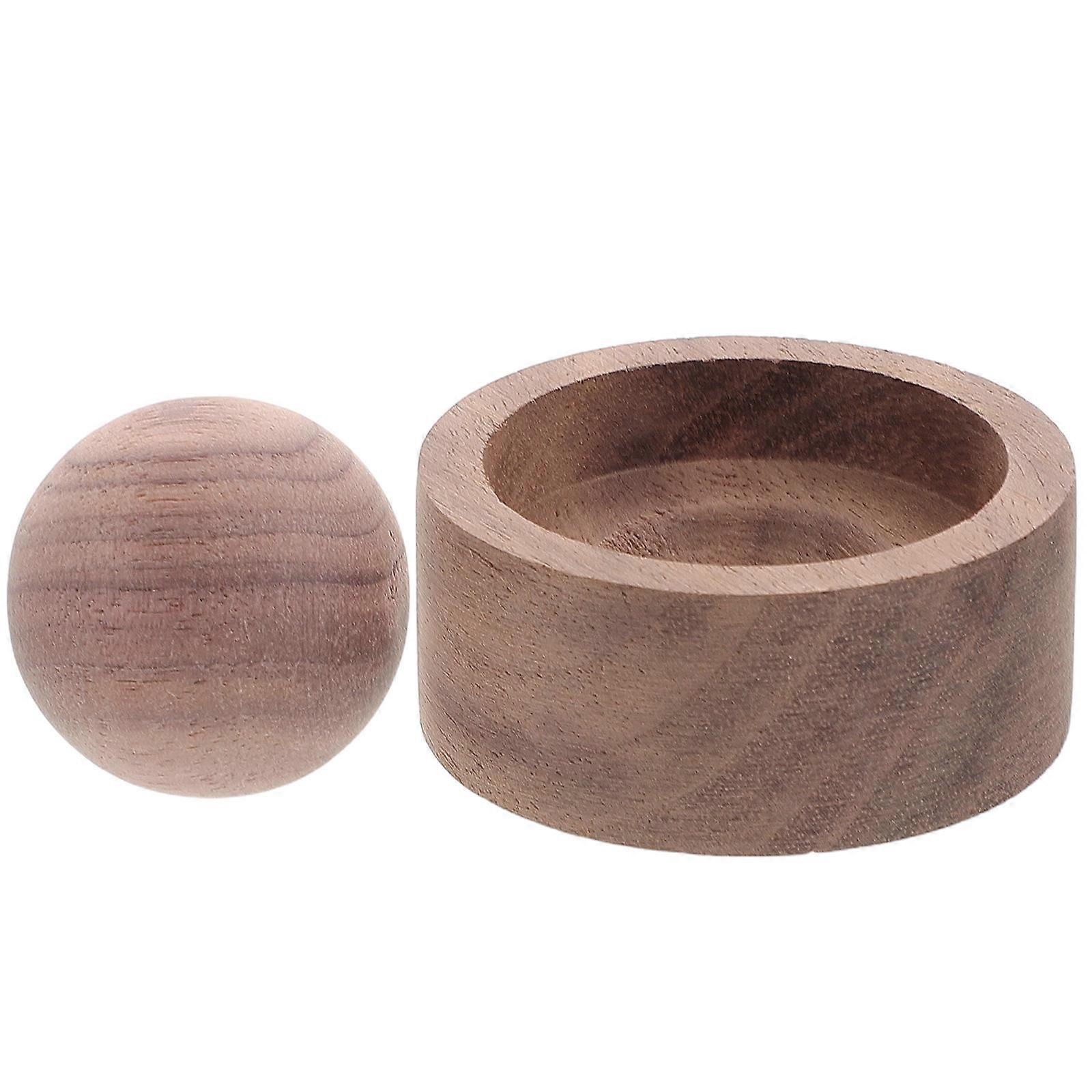 Essential Oil Diffuser Wood Car Air Freshener Indoor Use 3Set Spherical Minimalist Design Fragrance Dispersion
