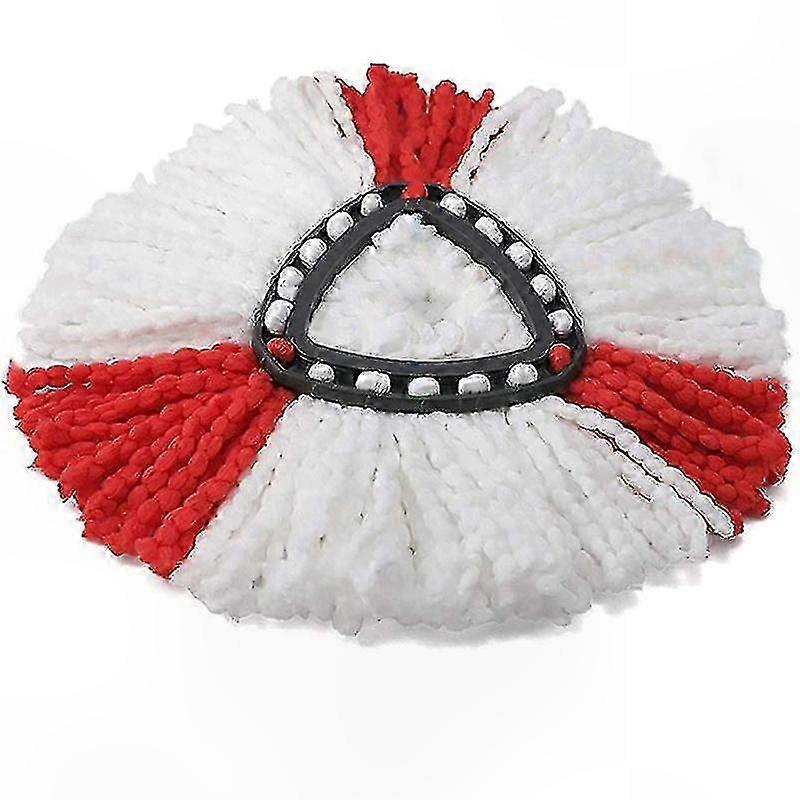 Microfiber Mop Refill Pads, 2-Pack Red Floor Cleaning Swivel Mop Accessories