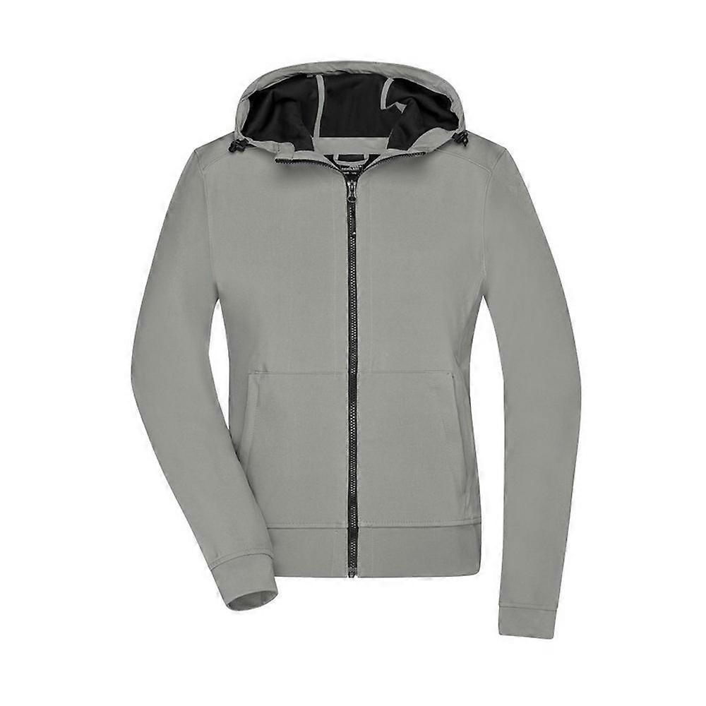 James and Nicholson Womens/Ladies Hooded Soft Shell Jacket