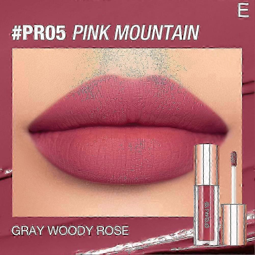 O.TWO.O 8-color Lip Gloss Waterproof 24-hour Lightweight Matte Smooth Lip Makeup