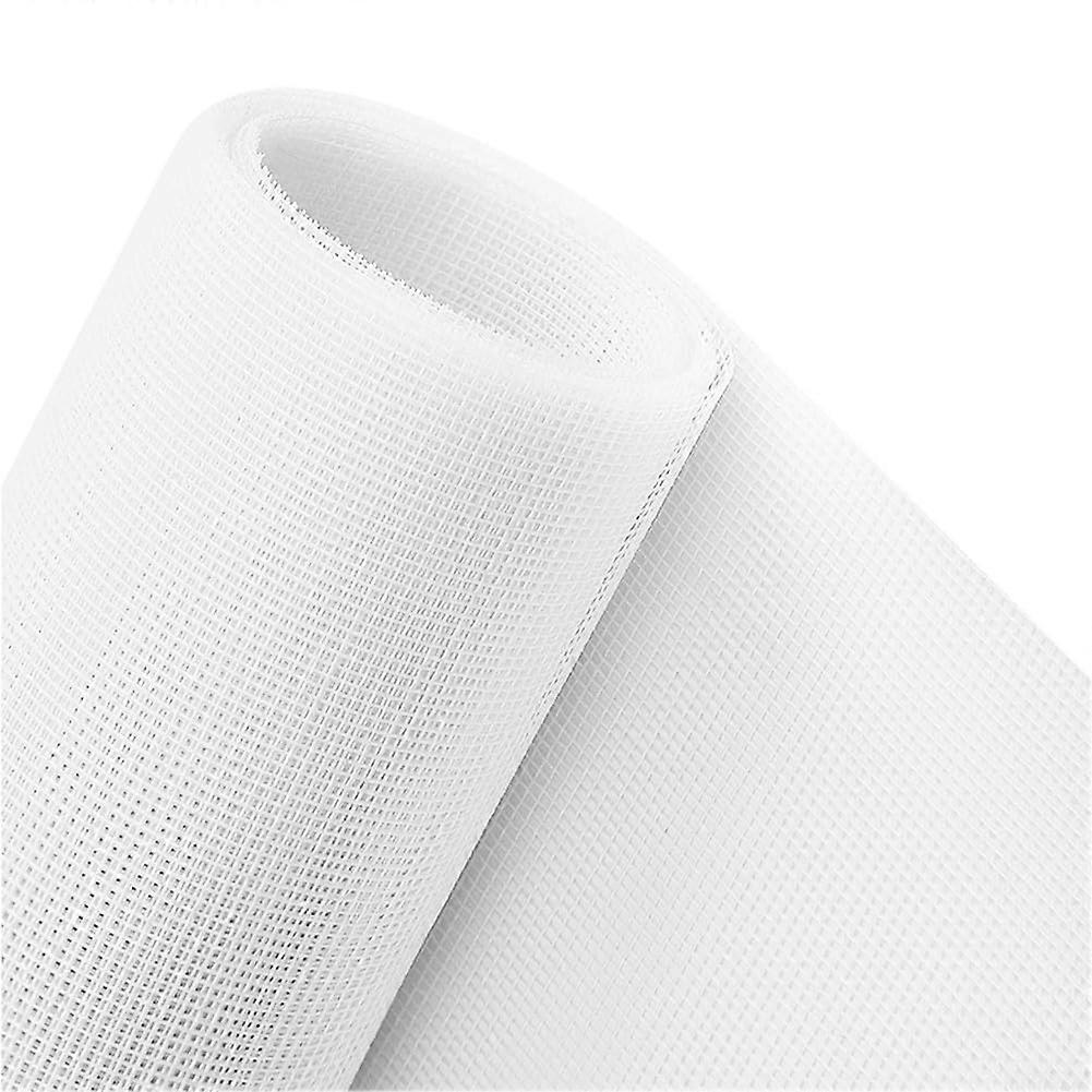 Gardening Mesh Pads 50Piece Set For Pot Bottoms, White, Drainage Enhancement, Soil Saturation Prevention