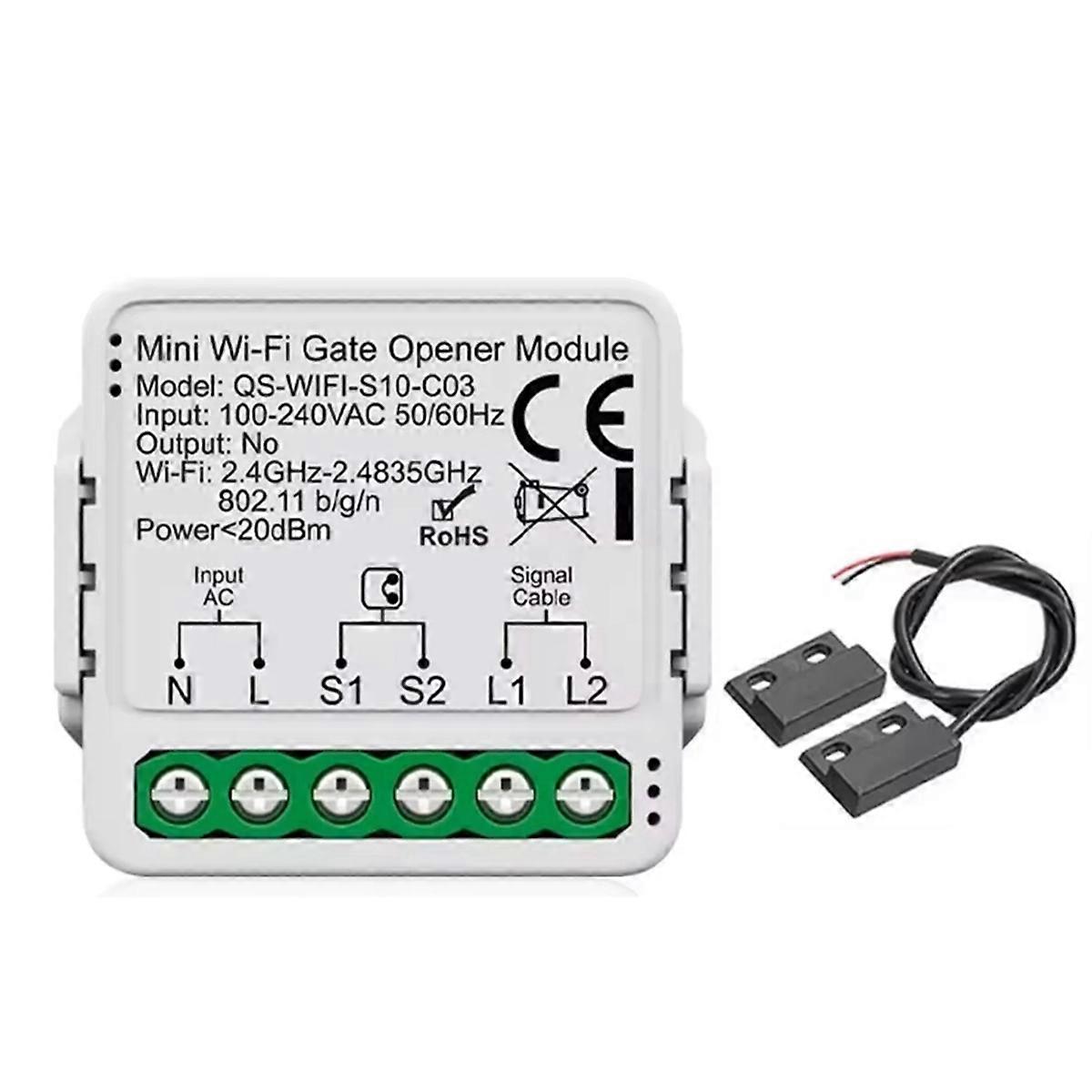 Tuya Garage Door Opener Controller Gate Door Switch Module for Home Yandex Voice Life Remote Contro