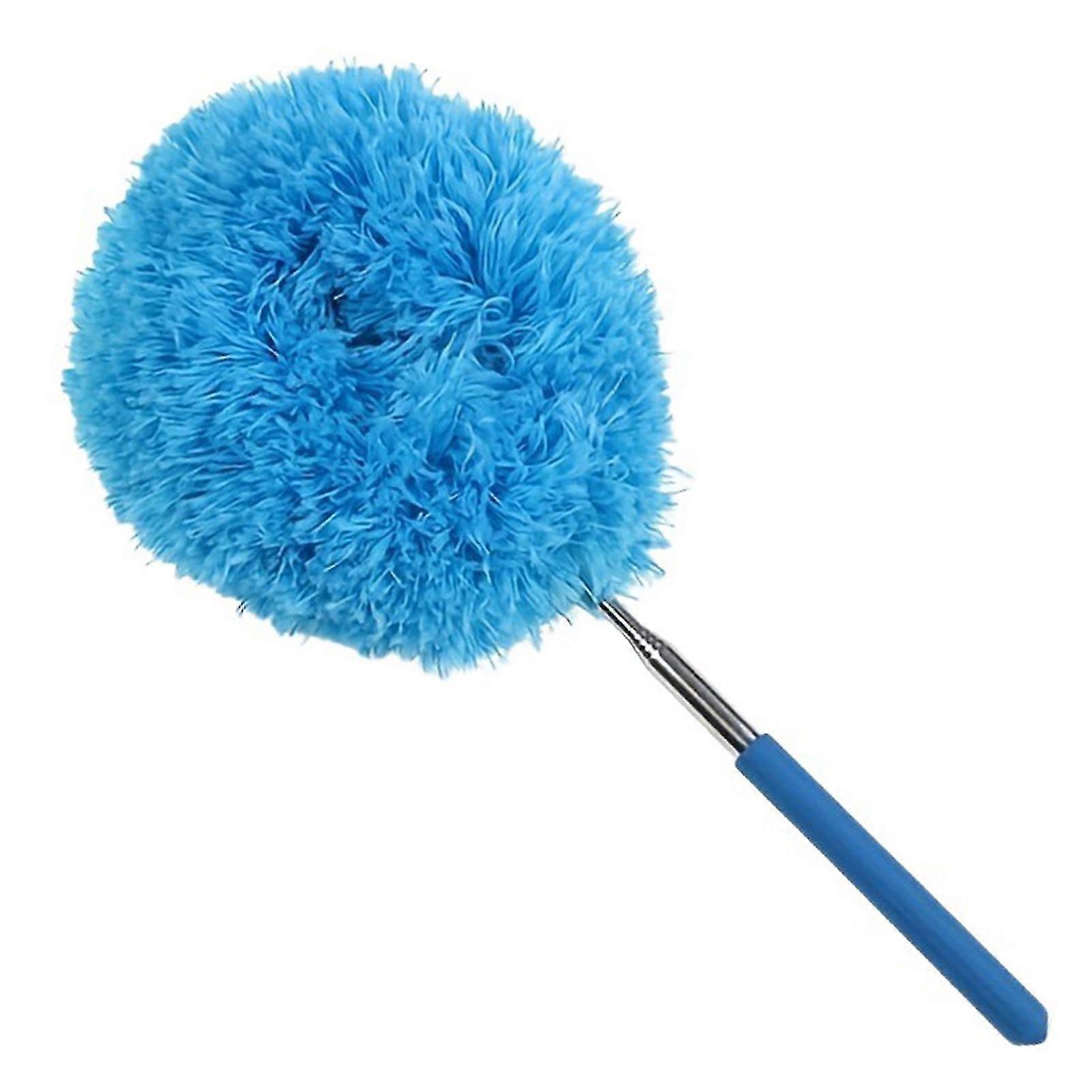 Telescoping Handle Ceiling Fan Duster Soft Microfiber Wet Dry Dual Use Cleaning Tool for Interior Roofs