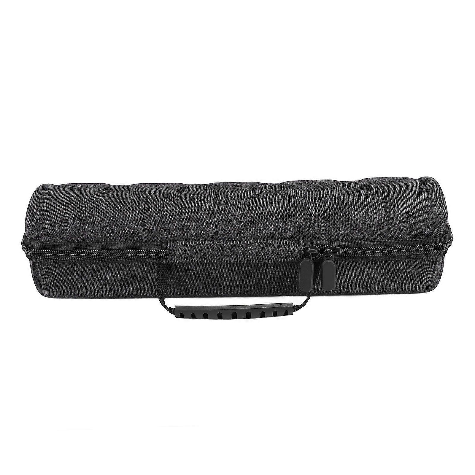 Hard Watch Case 5 Slots Display Storage Box Men Wristwatch Organizer with Protective Pillow and Zipper Black