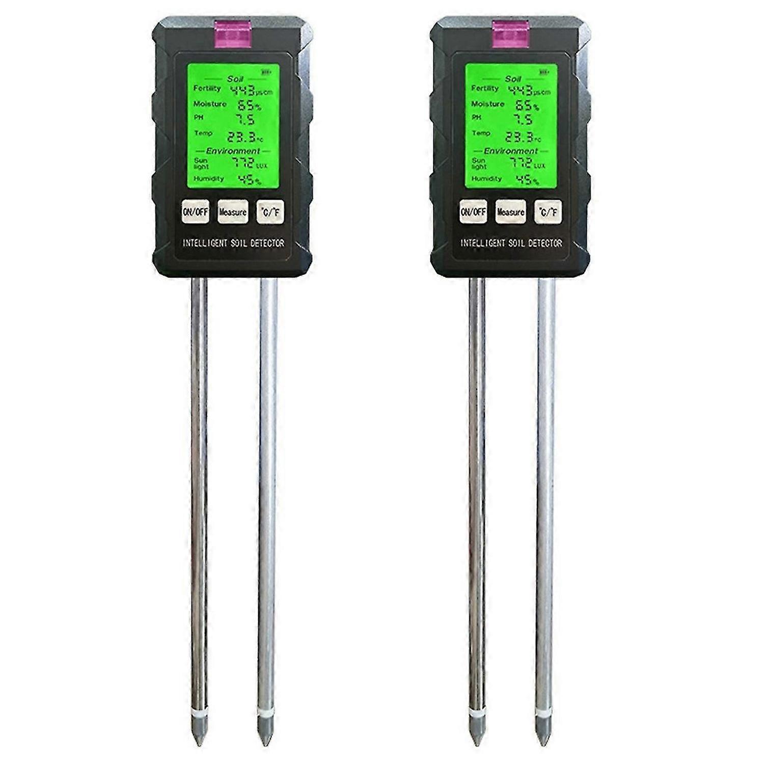 6 In 1 Soil PH Meter Tester Soil Tester PH Moisture Meter